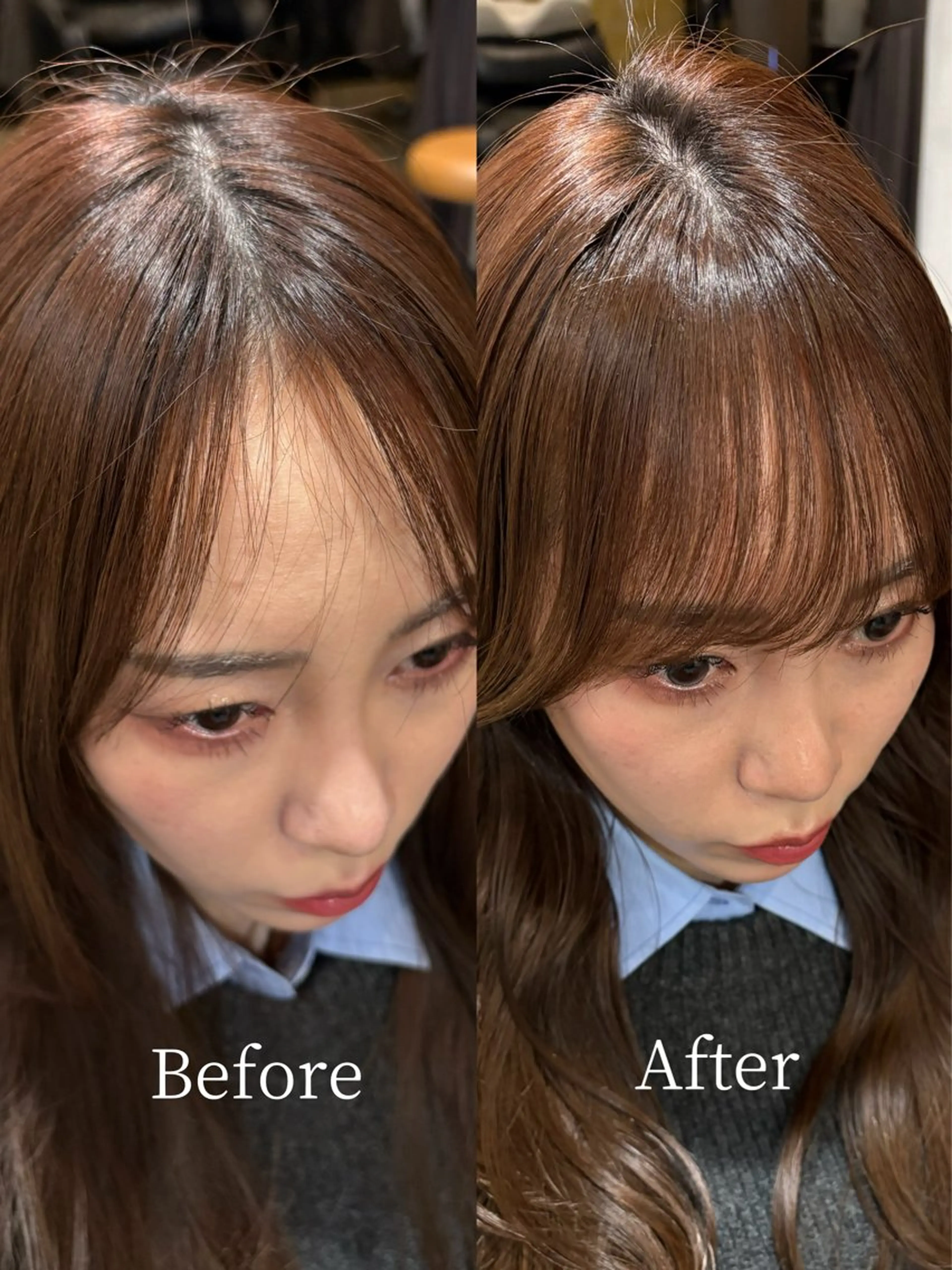 ロング パーマ カット パーマ 縮毛矯正 【お洒落パーマ】 Elme　肥塚康汰郎のヘアスタイル