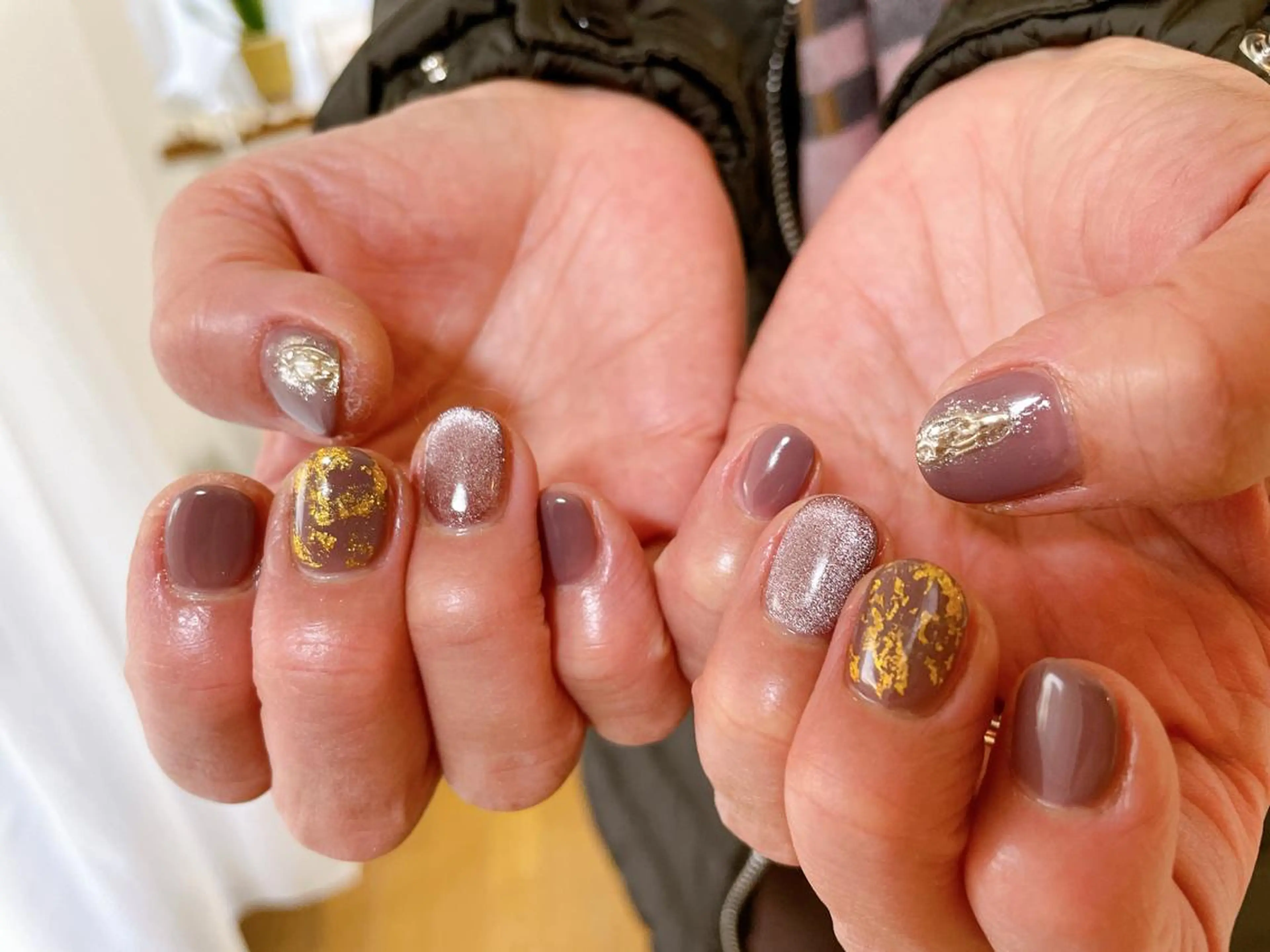 ネイル フットネイル ジェルネイル 韓国ネイル マグネットネイル ミラーネイル Mogu nail 二子玉川のネイルデザイン