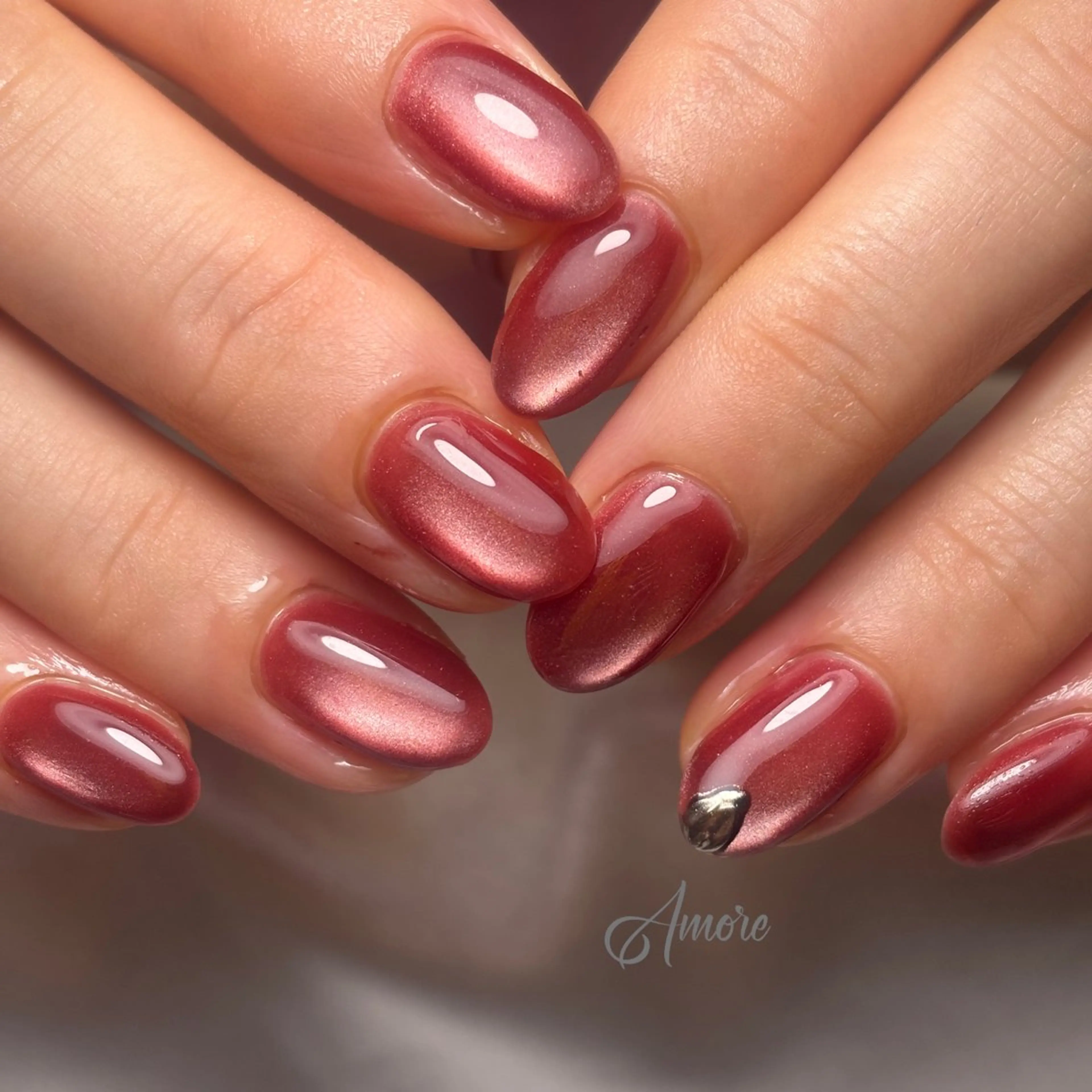 ネイル 桜ネイル ジェルネイル キラキラネイル 韓国ネイル マグネットネイル You kyehwaのネイルデザイン