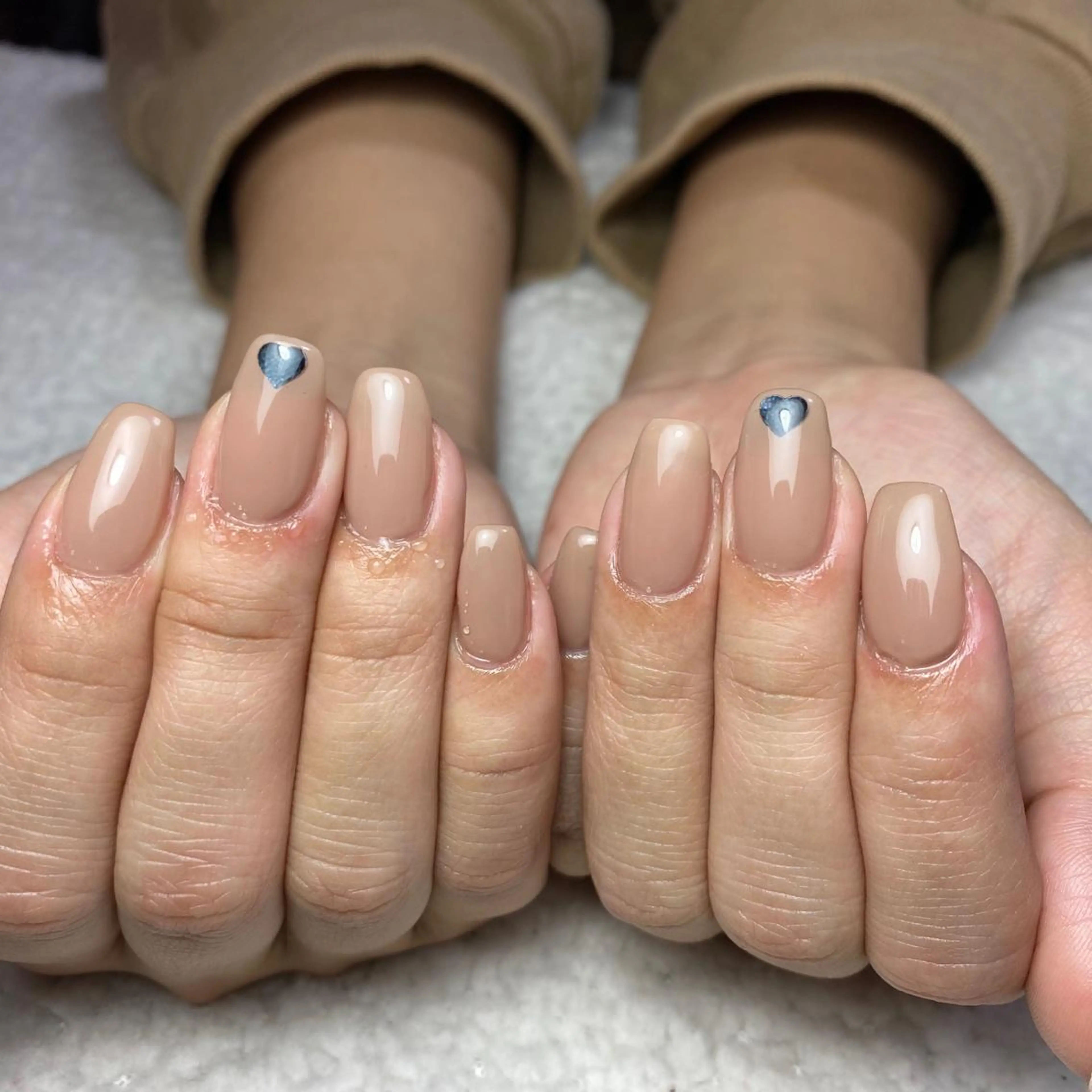 ネイル ハート ロングネイル バレンタイン ハンドネイル COCO+所属・COCO +のエステ・リラクイメージ