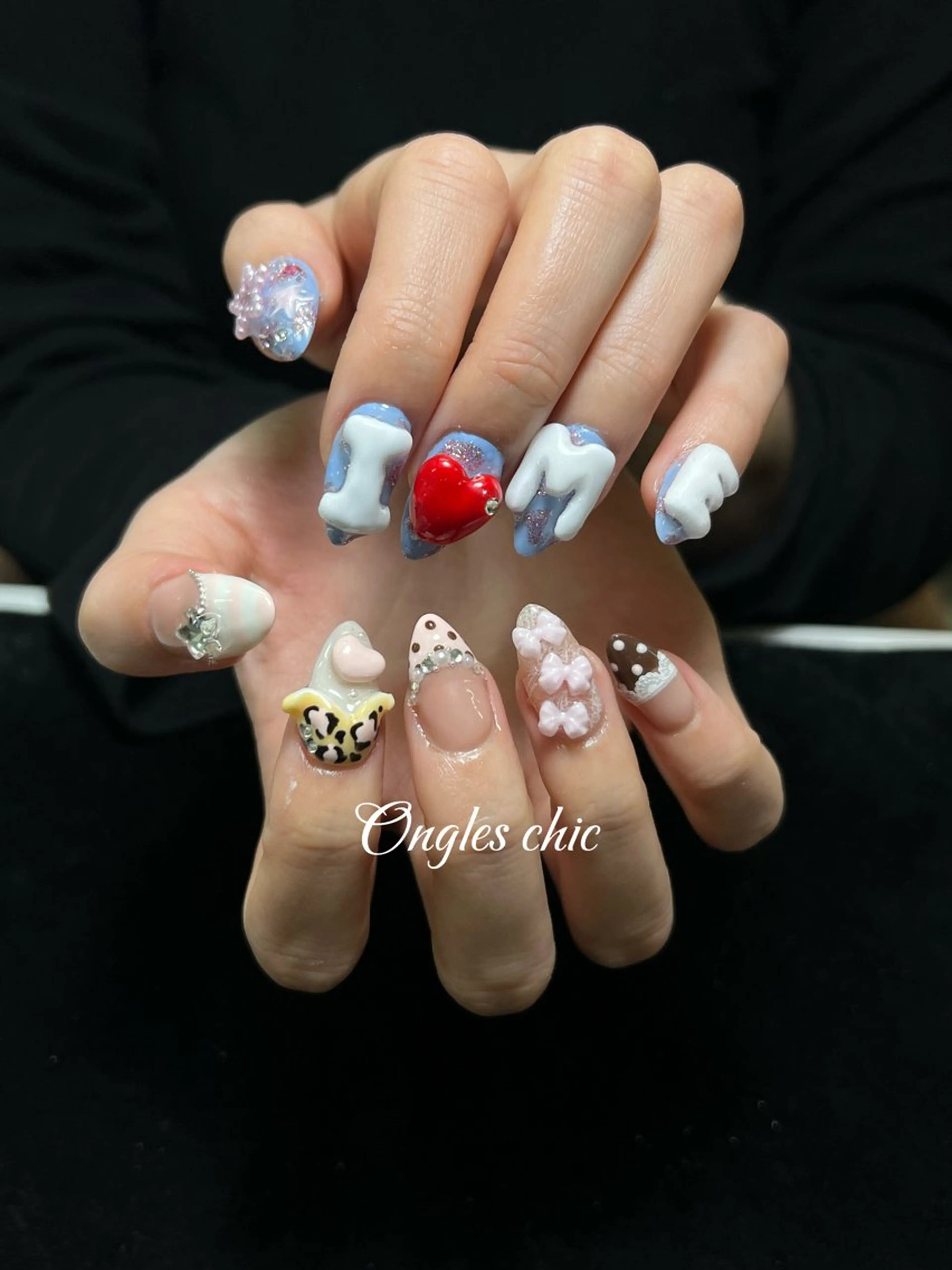 ネイル ハンドネイル ongles chic24時間営業のネイルデザイン