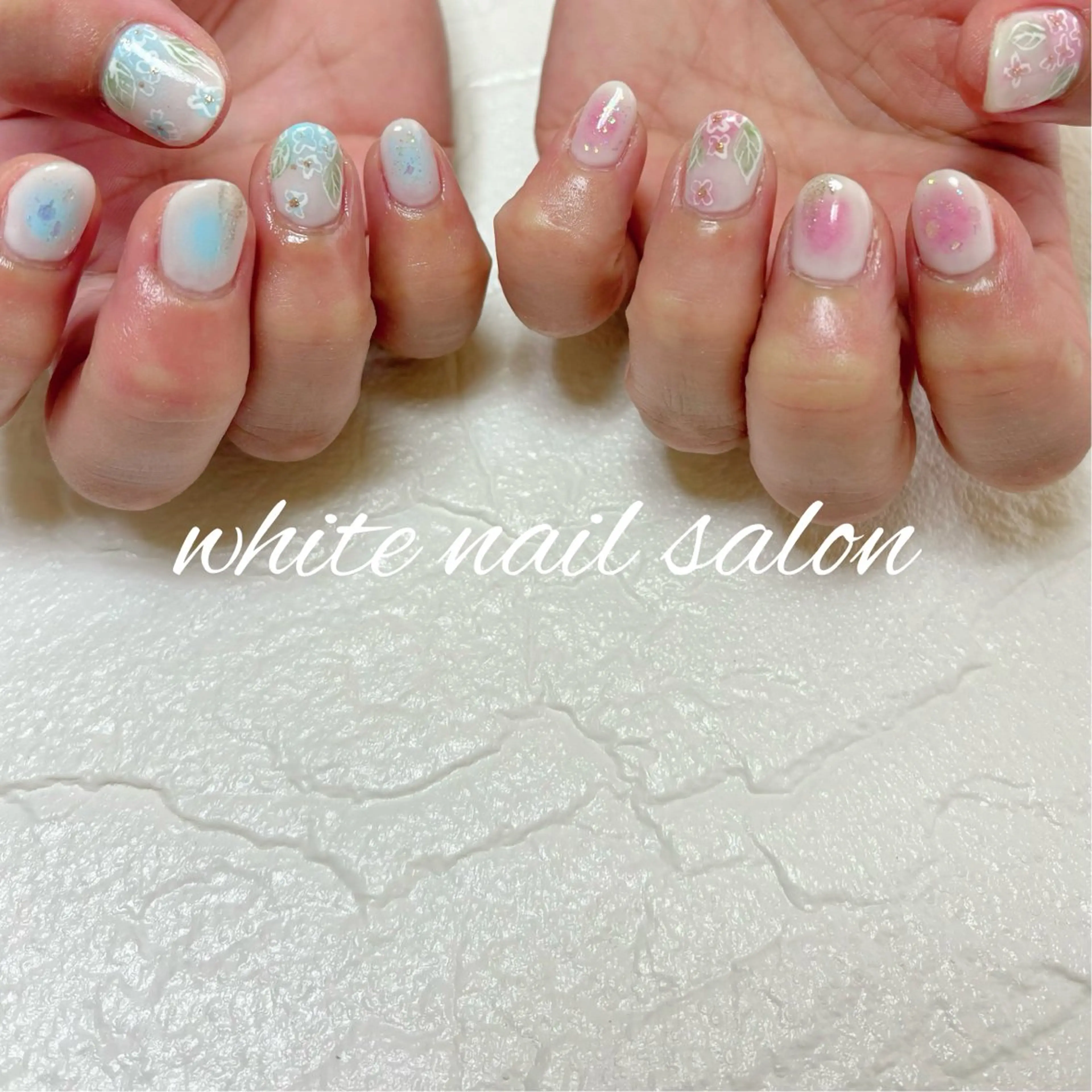 ネイル ホワイト ハンドネイル white nail salonのネイルデザイン