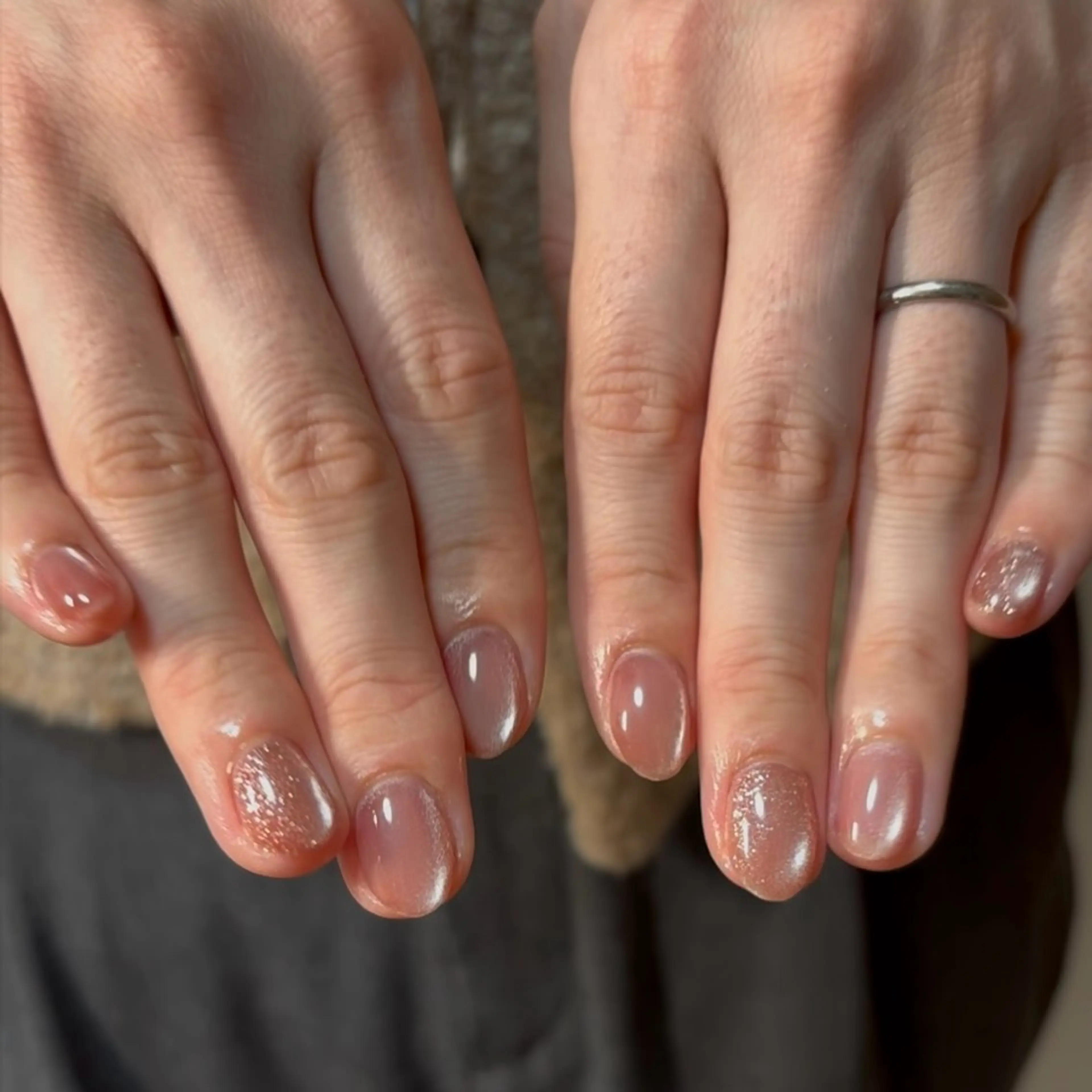 ネイル フラッシュネイル 氷ネイル・うるうるネイル キラキラネイル マグネットネイル ハンドネイル nail salon Lanaのネイルデザイン