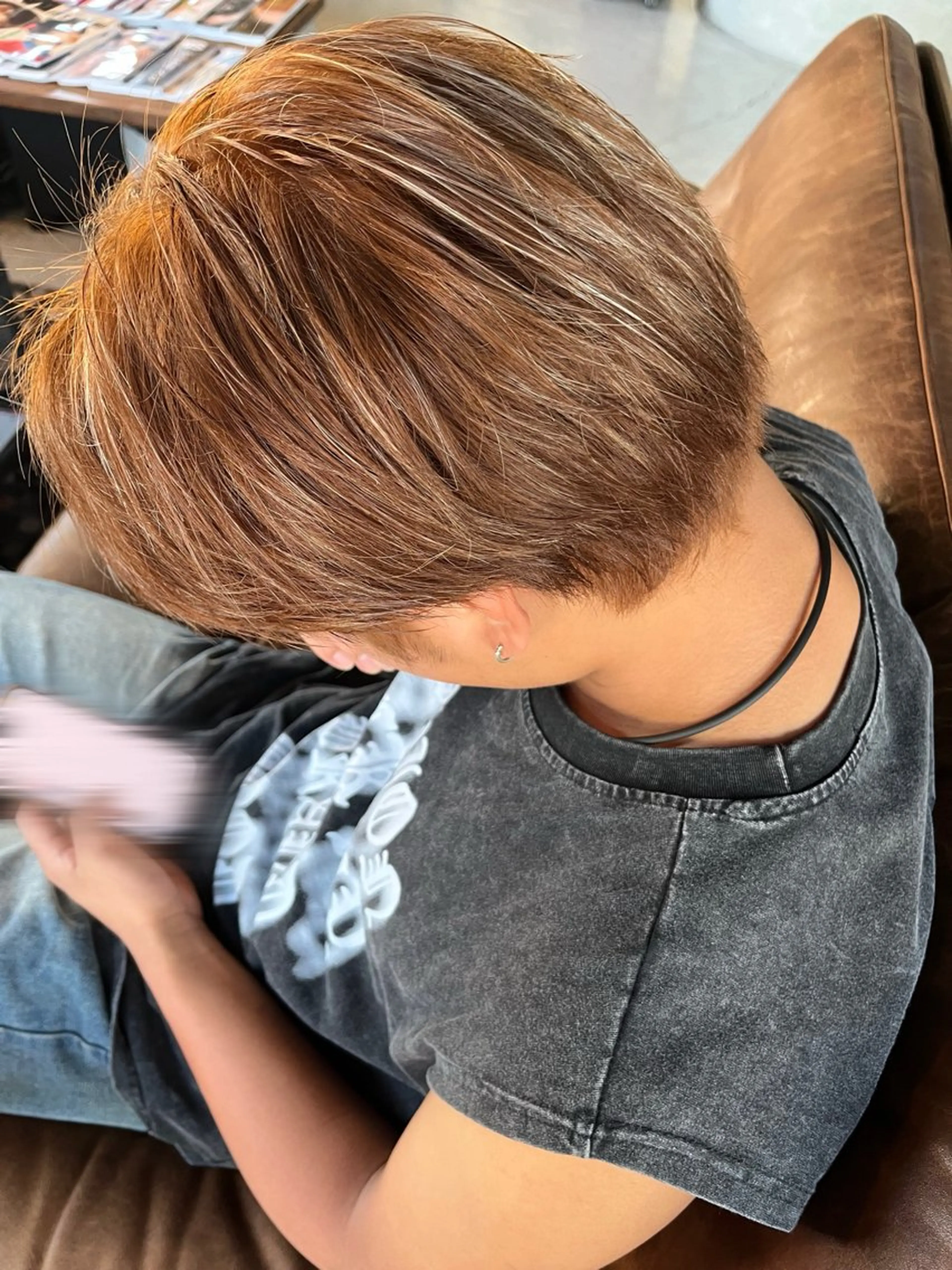 one color🥣shortの写真