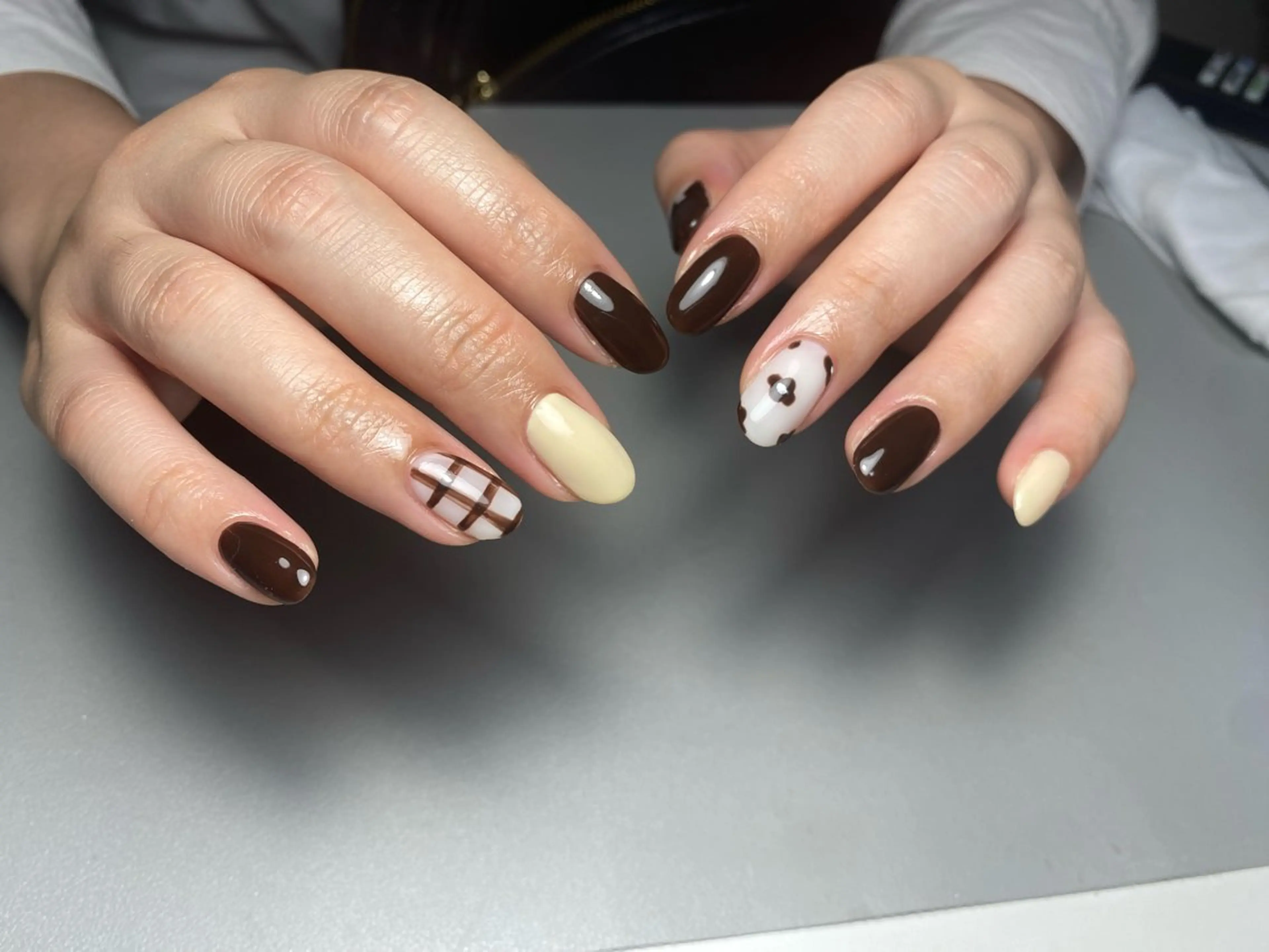 ネイル 持ち込み ハンドネイル 山口 彩子のネイルデザイン