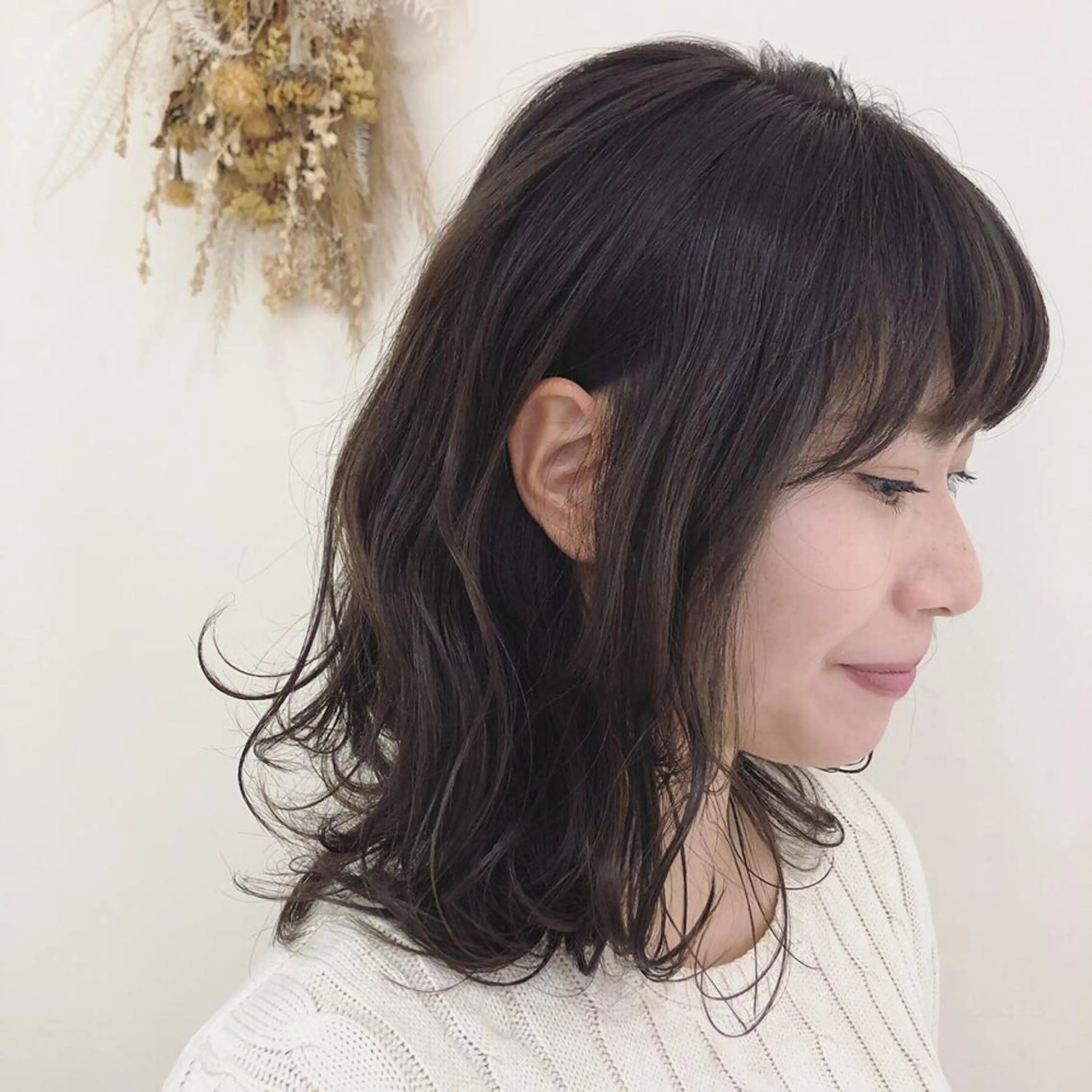 ミディアム カラー LIEN HAIR【リアンヘアー】所属・【髪質改善】 梅田　聡のヘアスタイル