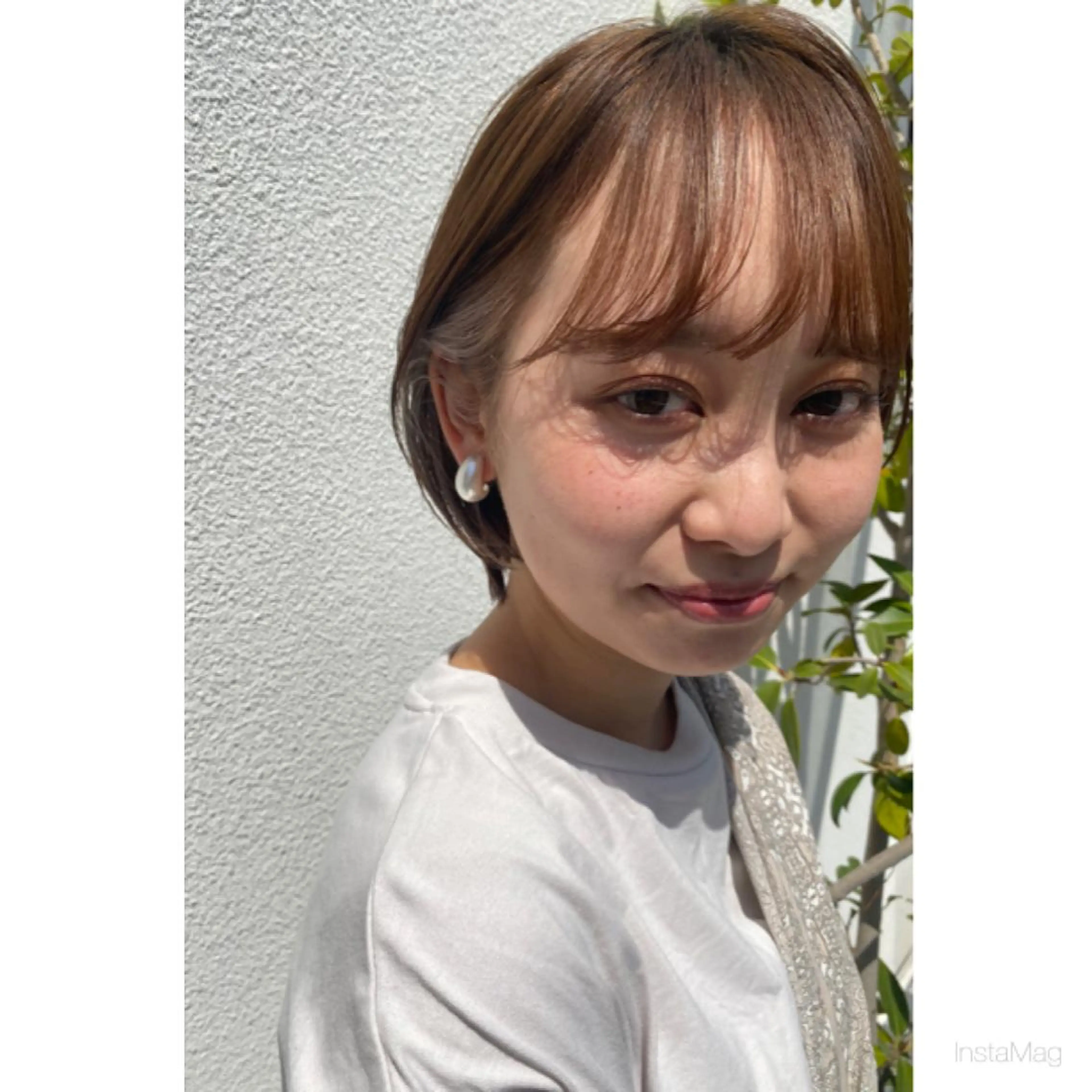 ショート カラー カット ヘアカラー 岩間 香純のヘアスタイル