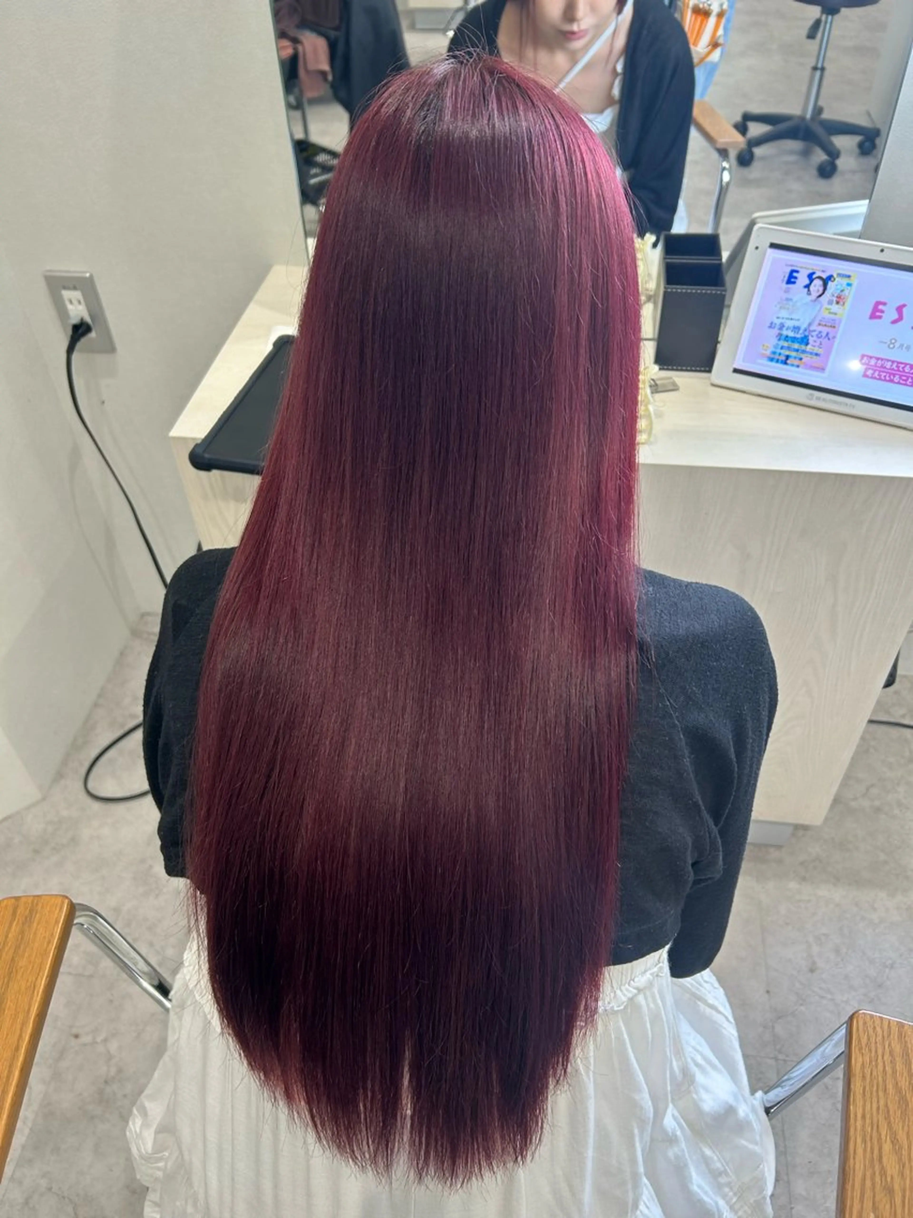 セミロング カラー ヘアアレンジ ブリーチ ヘアカラー ボブ /ニュアンス/ satomi🧸💖のヘアスタイル