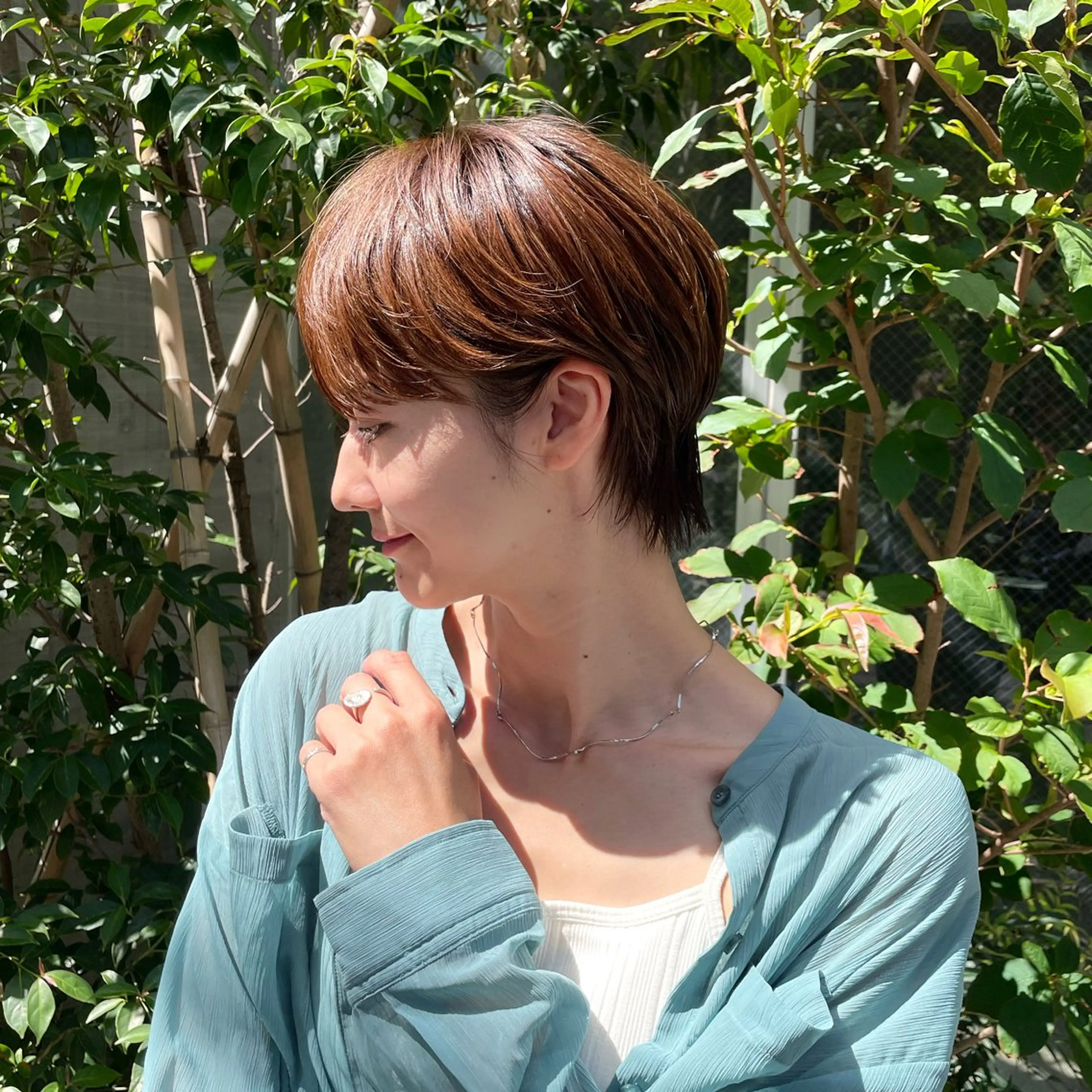 ショート カラー ショートボブ ハンサムショート 丸みショート ボブ くびれヘア mee.浦和店所属・浦和指名率No.1 ショート特化美容師のヘアスタイル