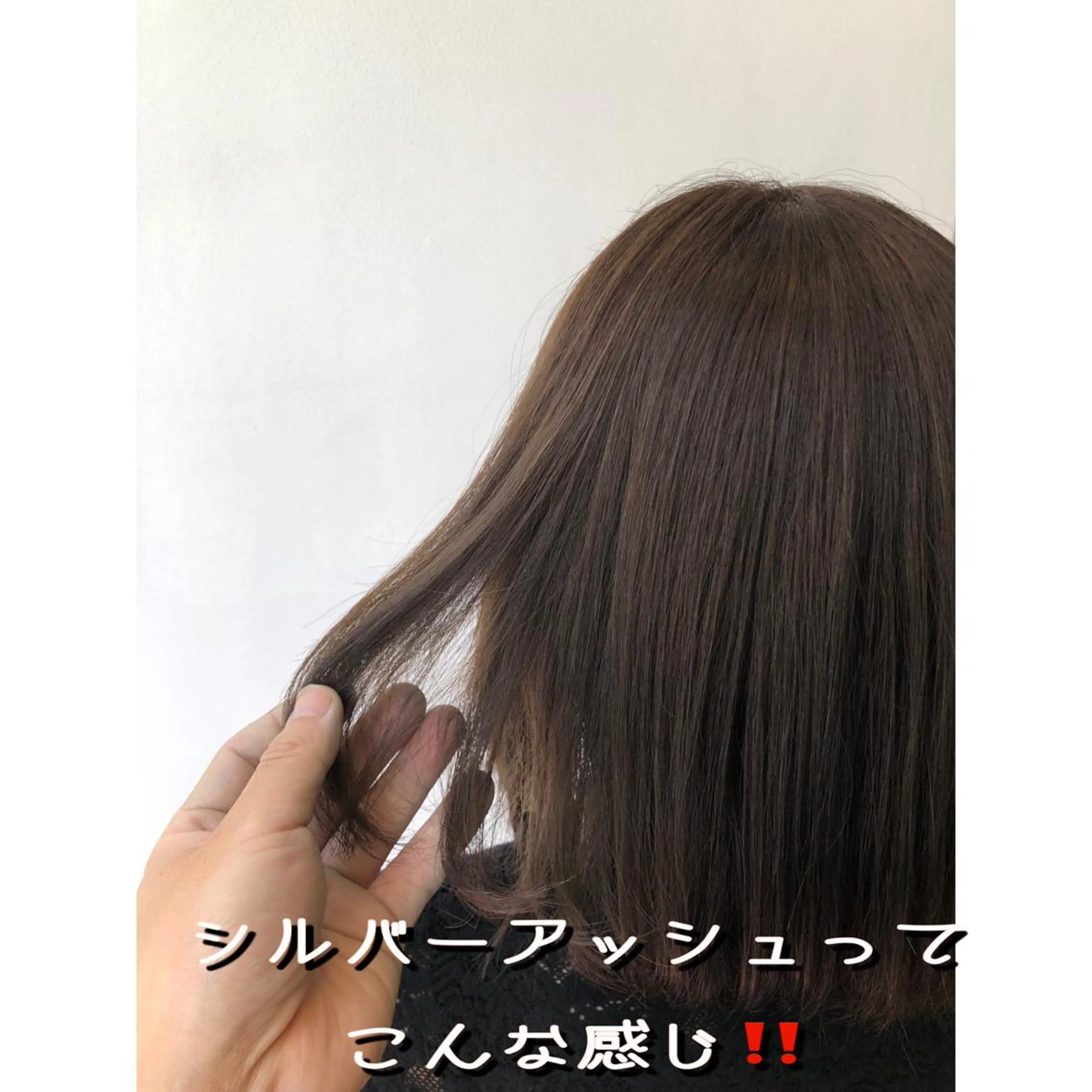 ショート カラー アッシュ シルバー シルバーアッシュ カット ヘアカラー トリートメント ヘッドスパ パーソナルカラー診断 できます　木曽　主博のヘアスタイル