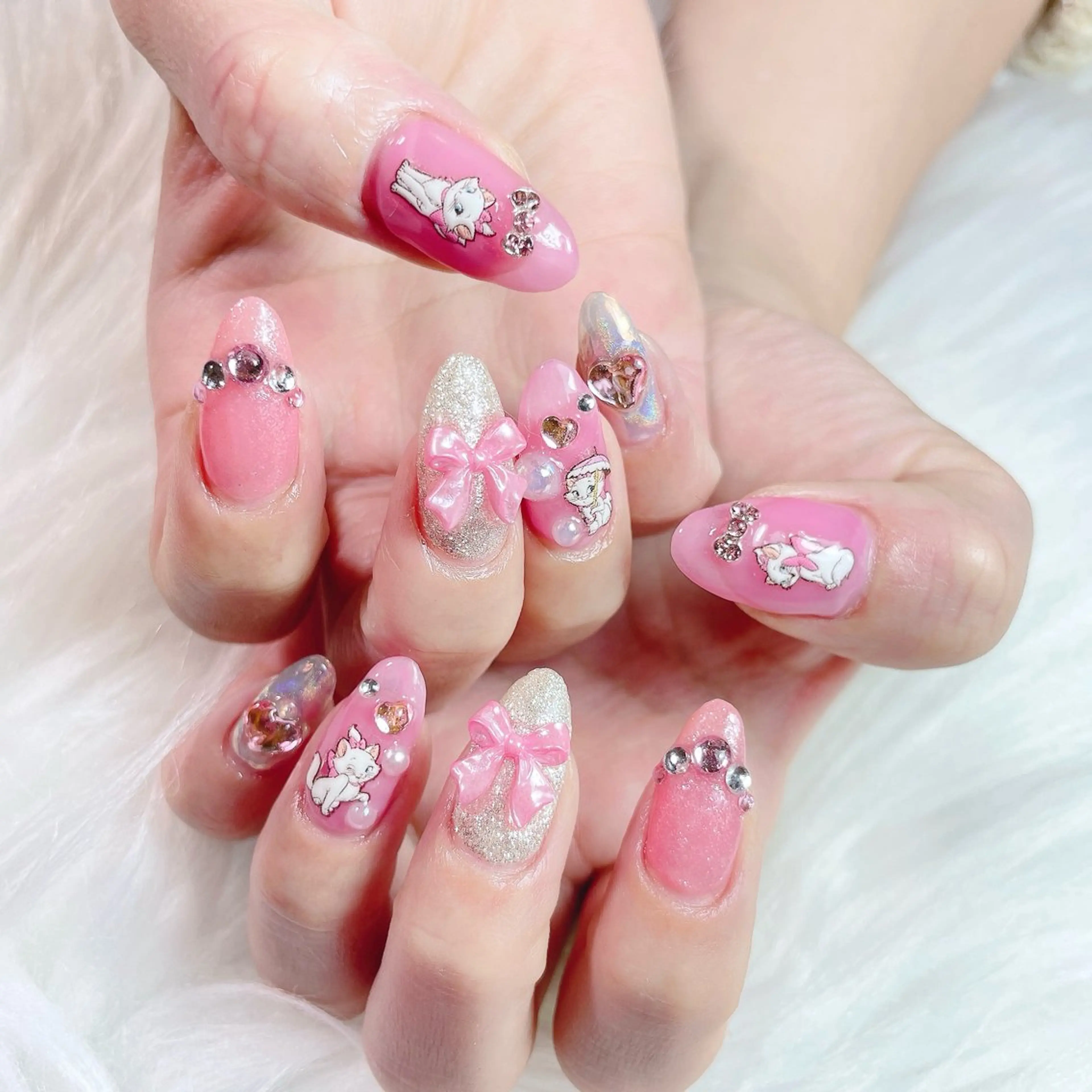 ネイル ハンドネイル MignonReve ♡EIMI🌈のネイルデザイン