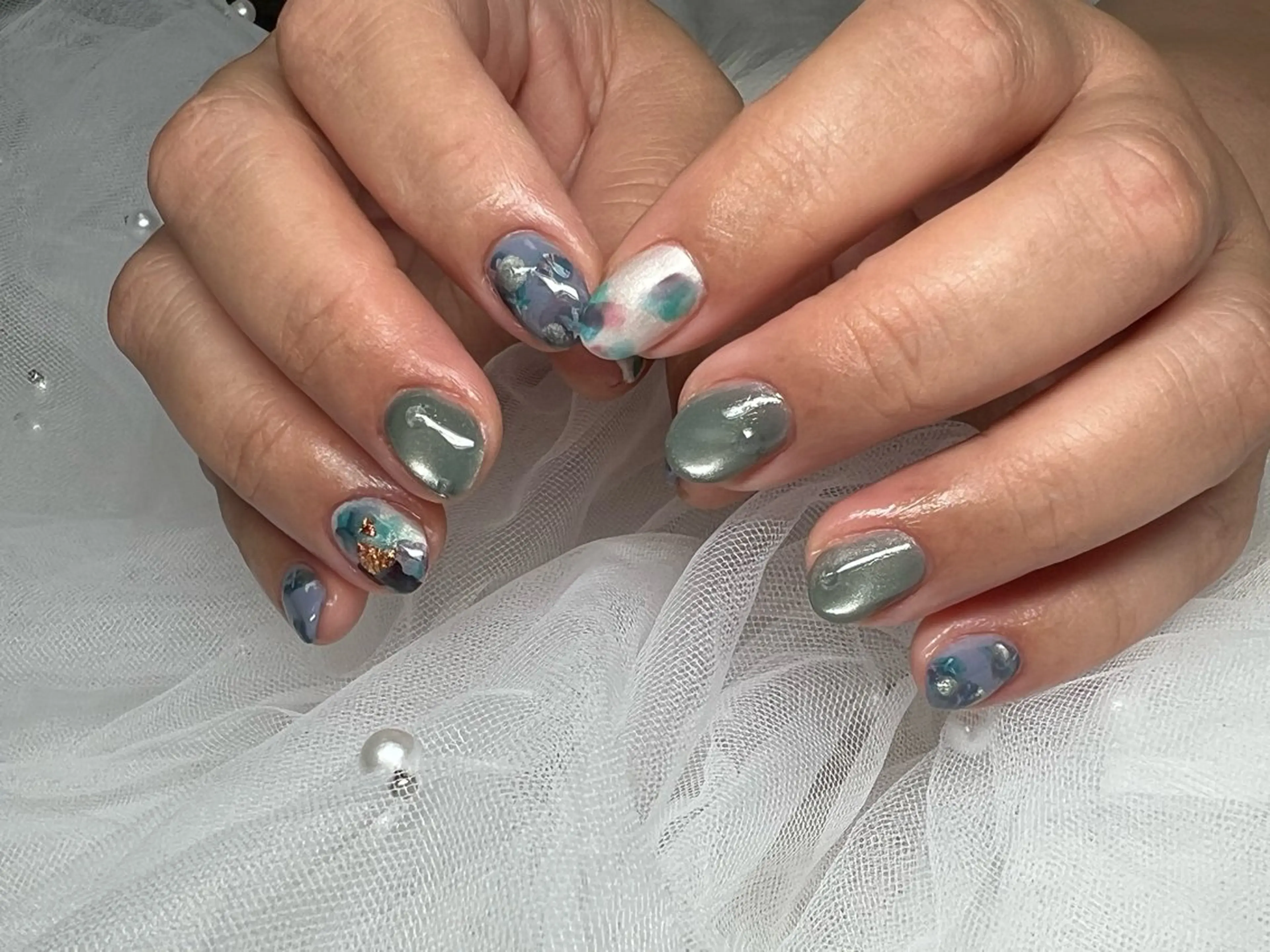 ネイル ハンドネイル 鮎川 沙希のネイルデザイン