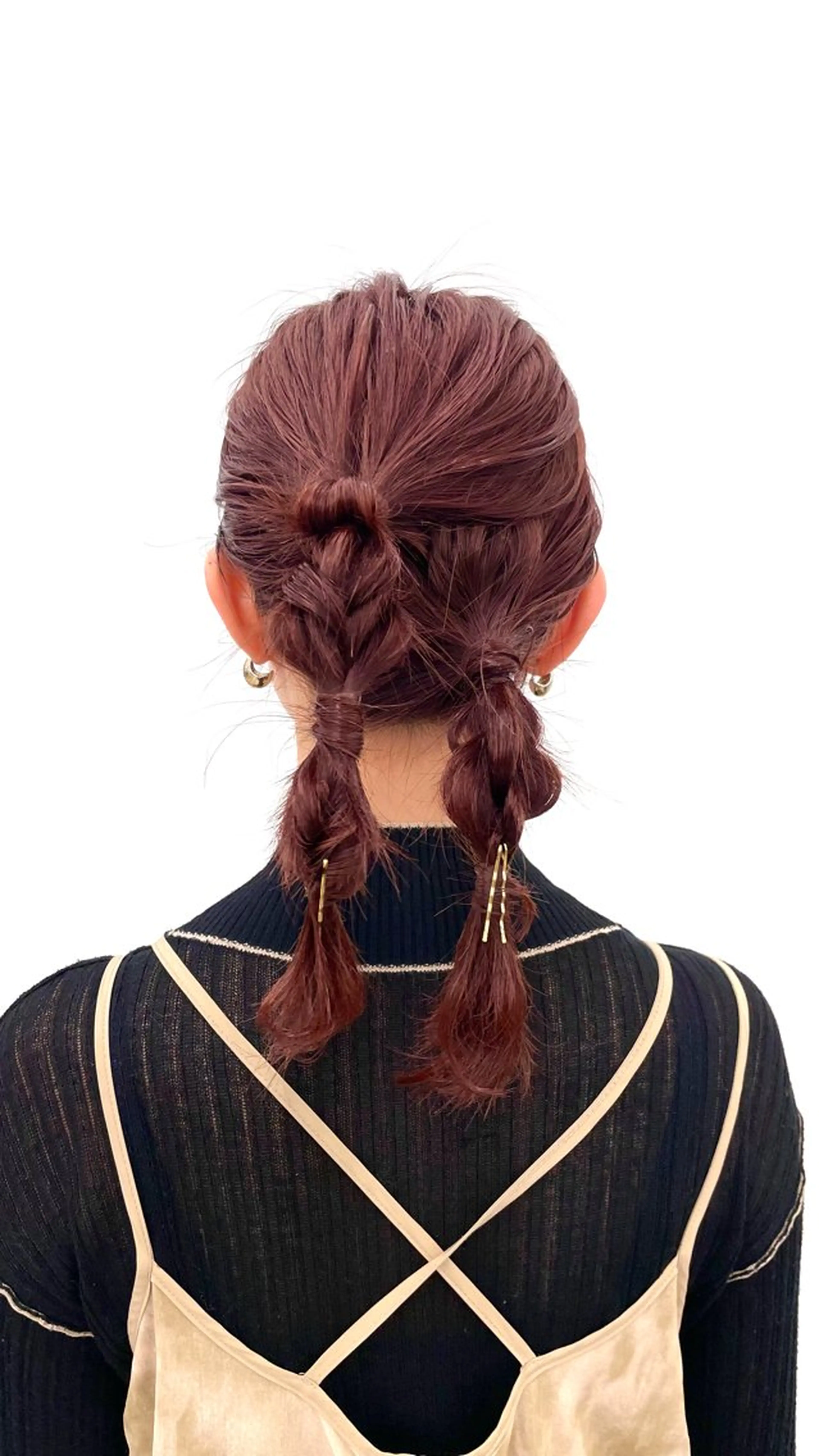 ミディアム カラー ヘアアレンジ 似合わせカット/ダブ ルカラー💫AINAのヘアスタイル