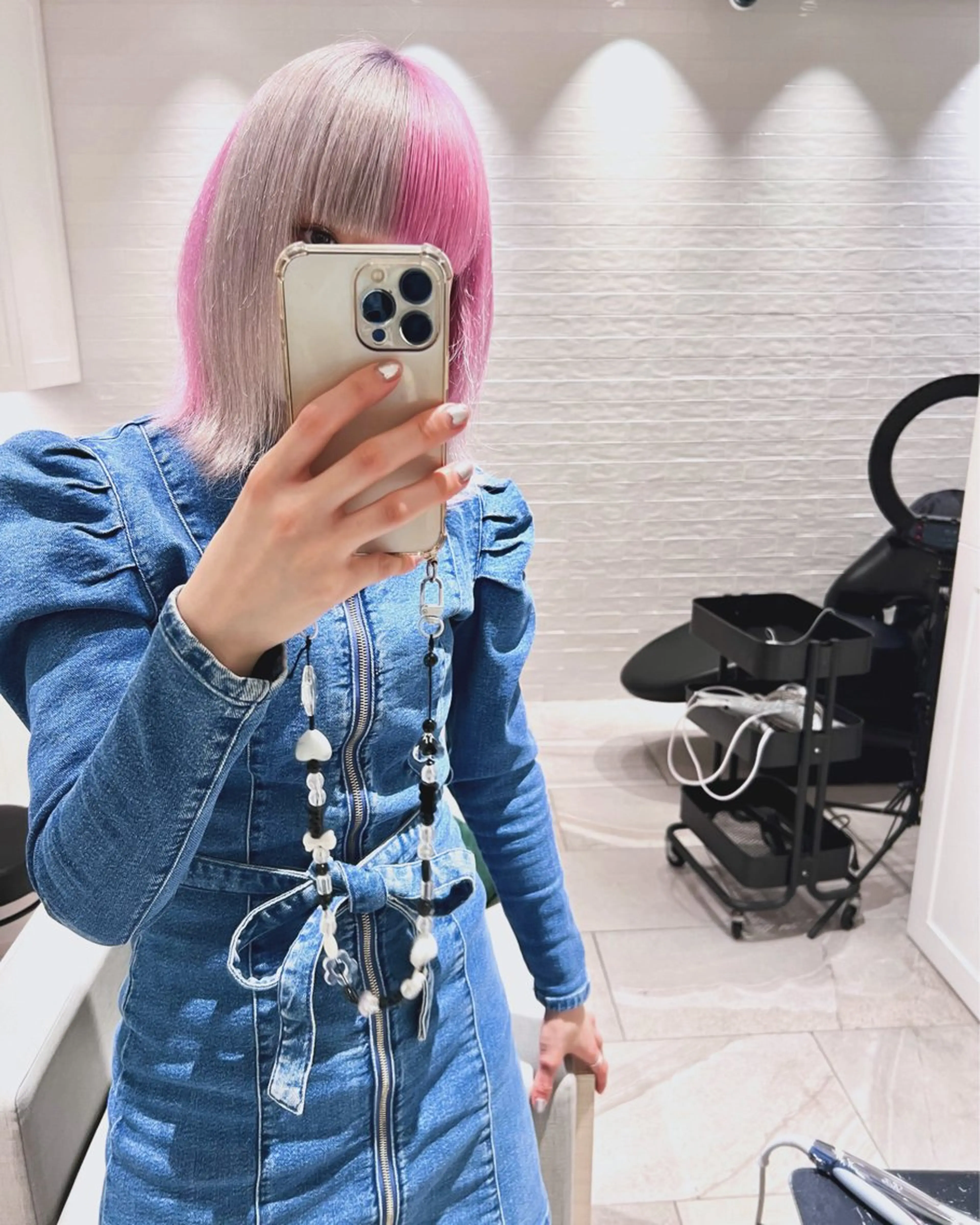 カラー 🤍 ももか🤍のヘアスタイル