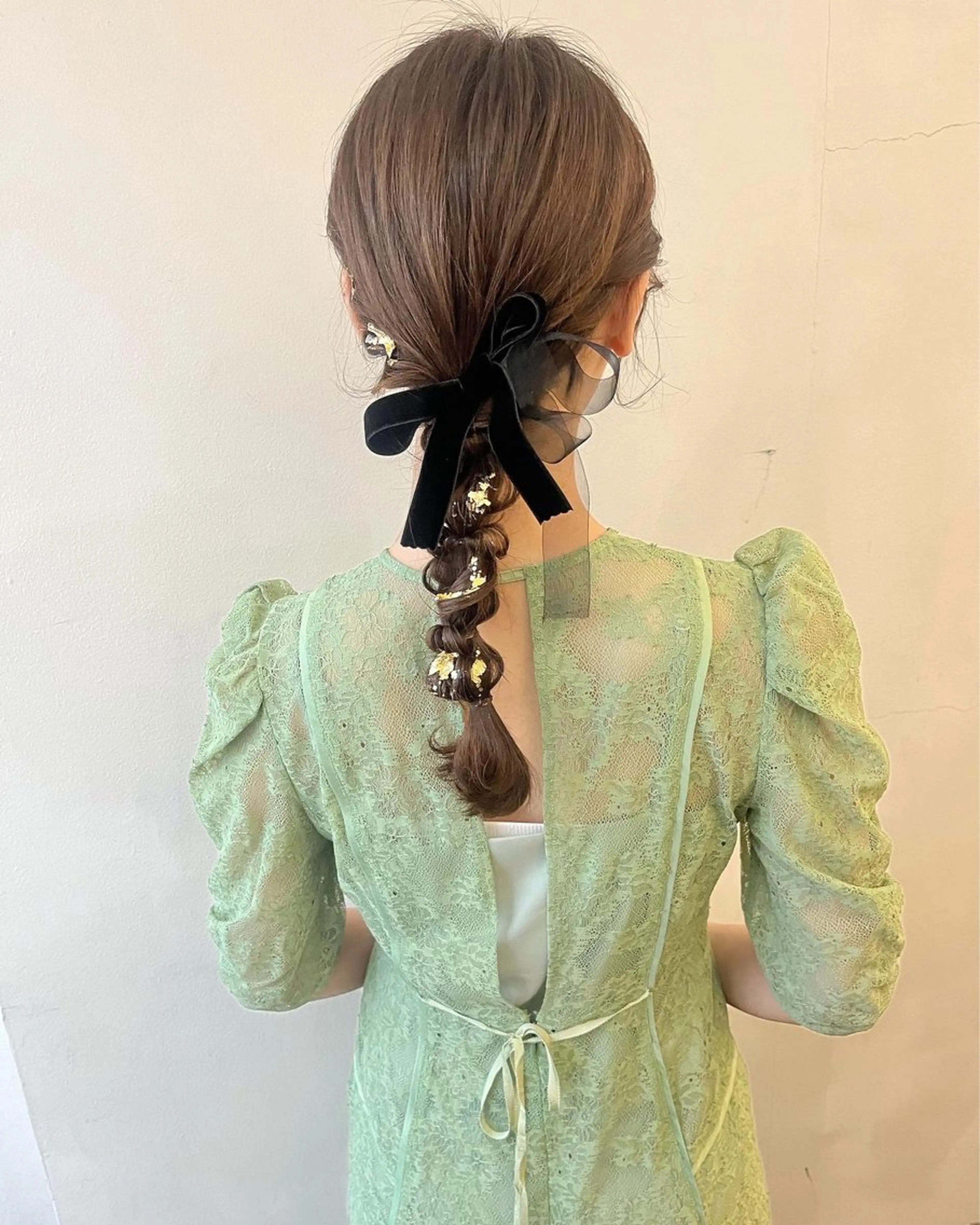 セミロング ヘアアレンジ ⭐️ アユミ⭐️のヘアスタイル