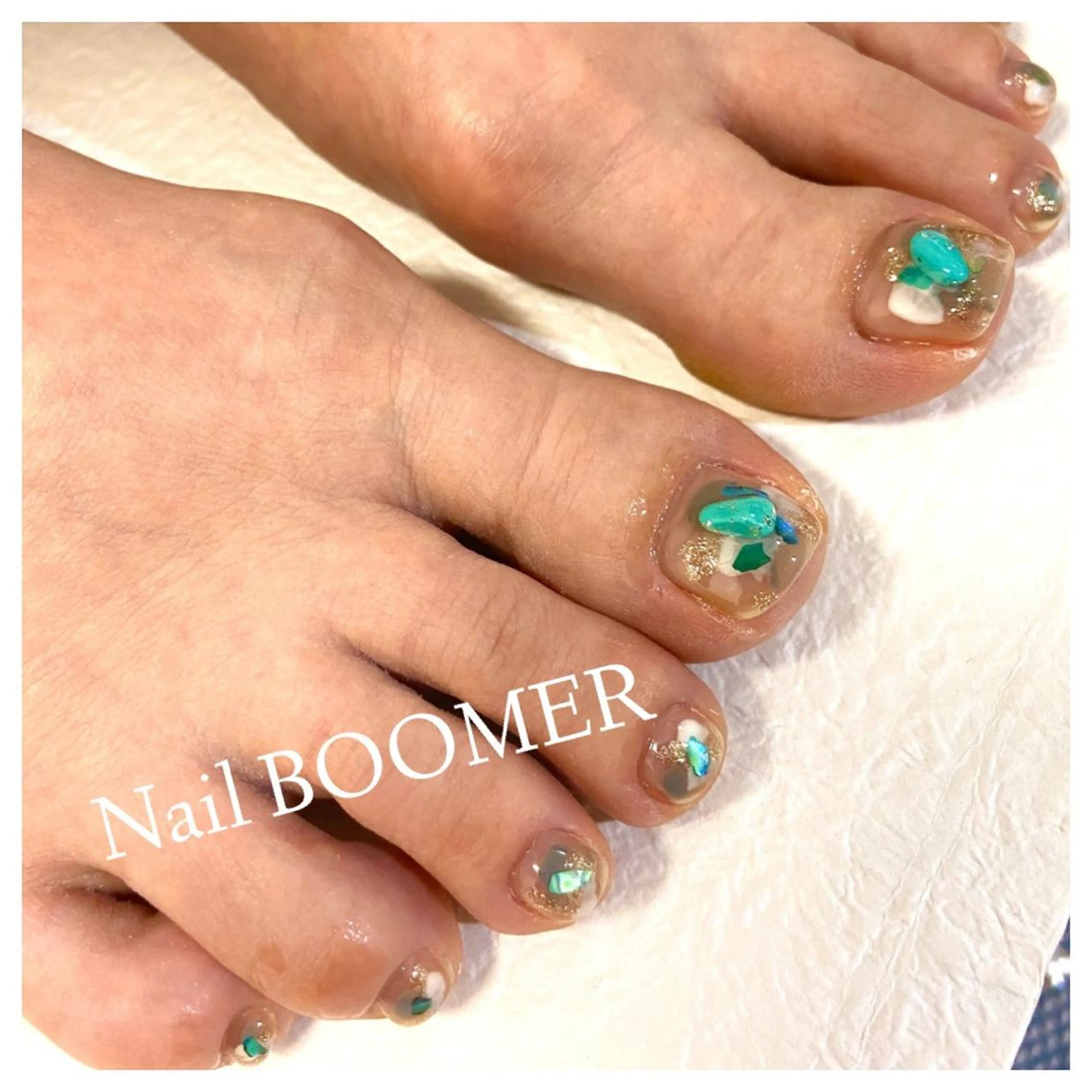 ネイル フットネイル ネイル ブーマーのネイルデザイン