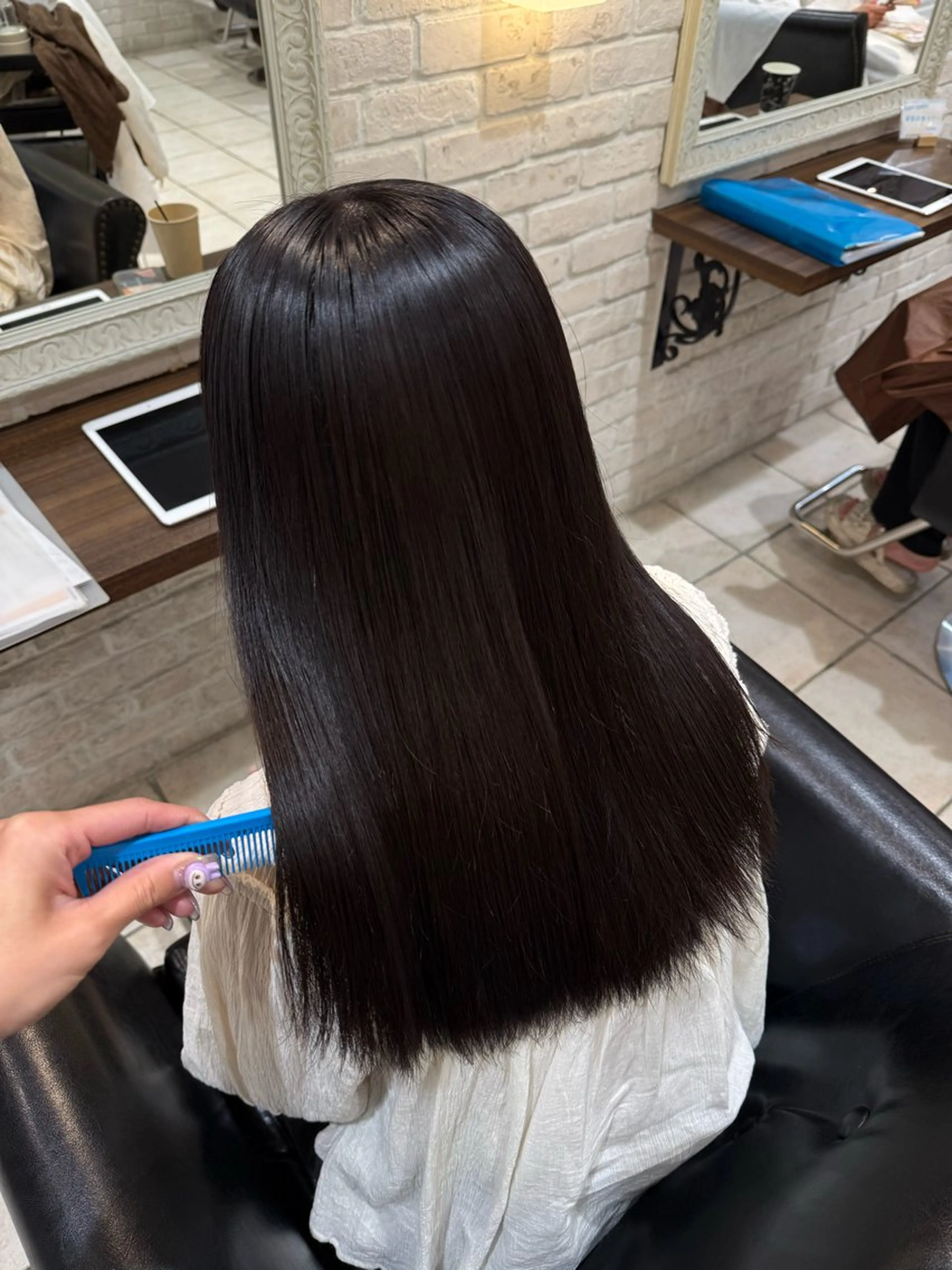 カラー 🩵RIKO🩵 透明感カラー🫧のヘアスタイル