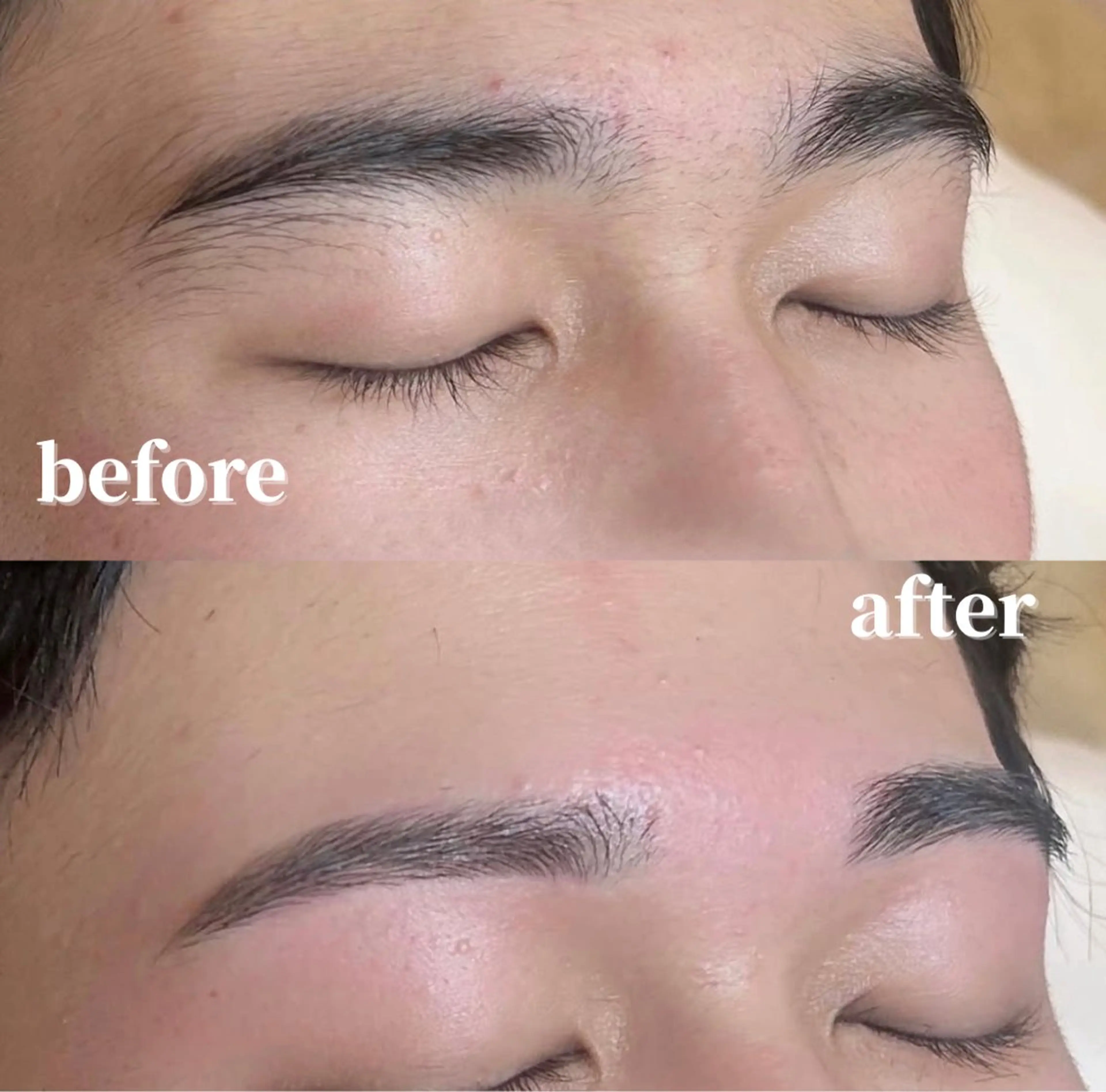 メンズ アイブロウ メンズ就活ヘア メンズアイブロウ 眉毛ワックス脱毛 REAL 【リアル】名古屋大須店（マツエク/まつげパーマ /LED/眉毛/アイブロウ/パ リエク＞所属・小野 蘭菜のマツエク・マツパデザイン