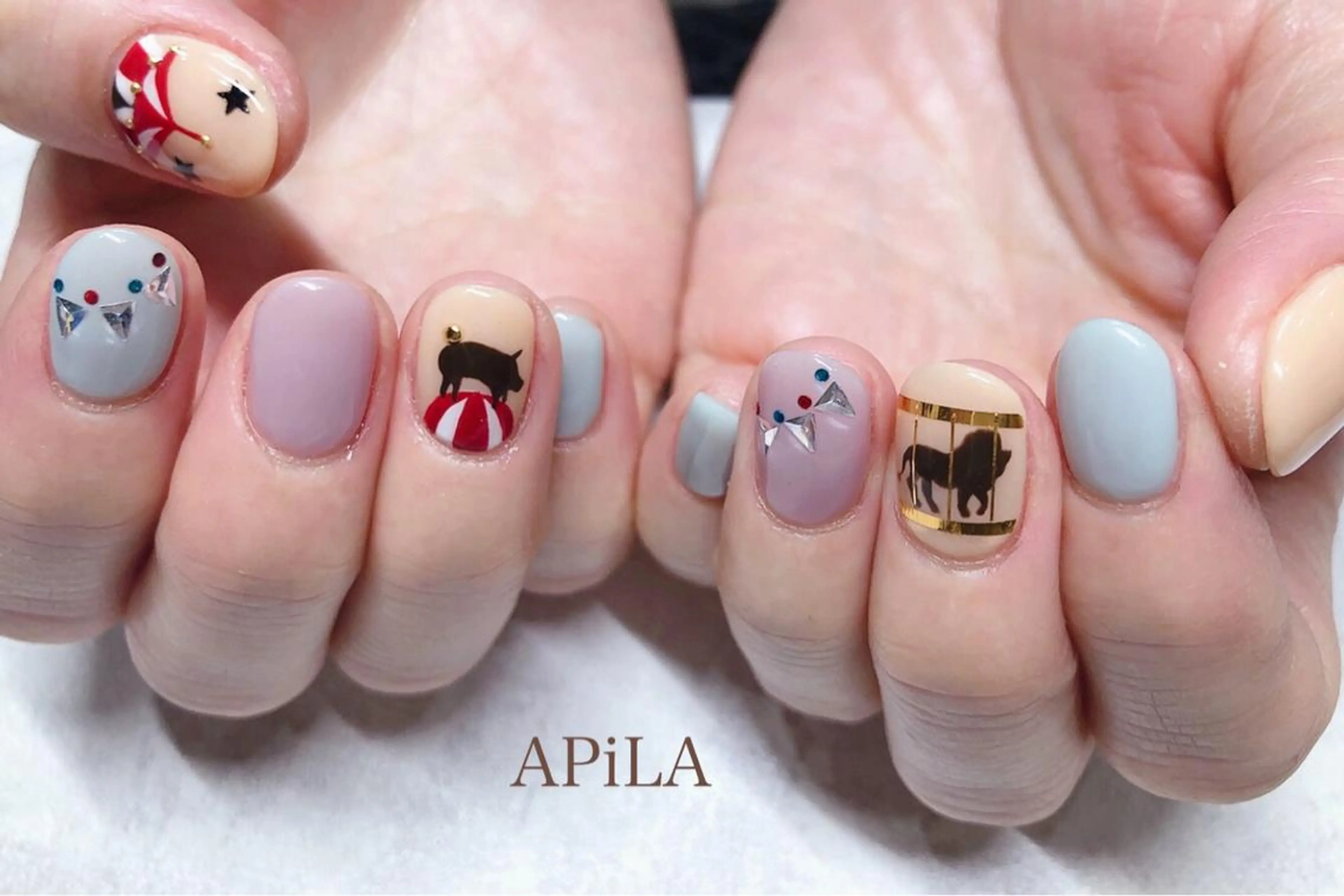 ネイル APiLA 甲斐田のネイルデザイン