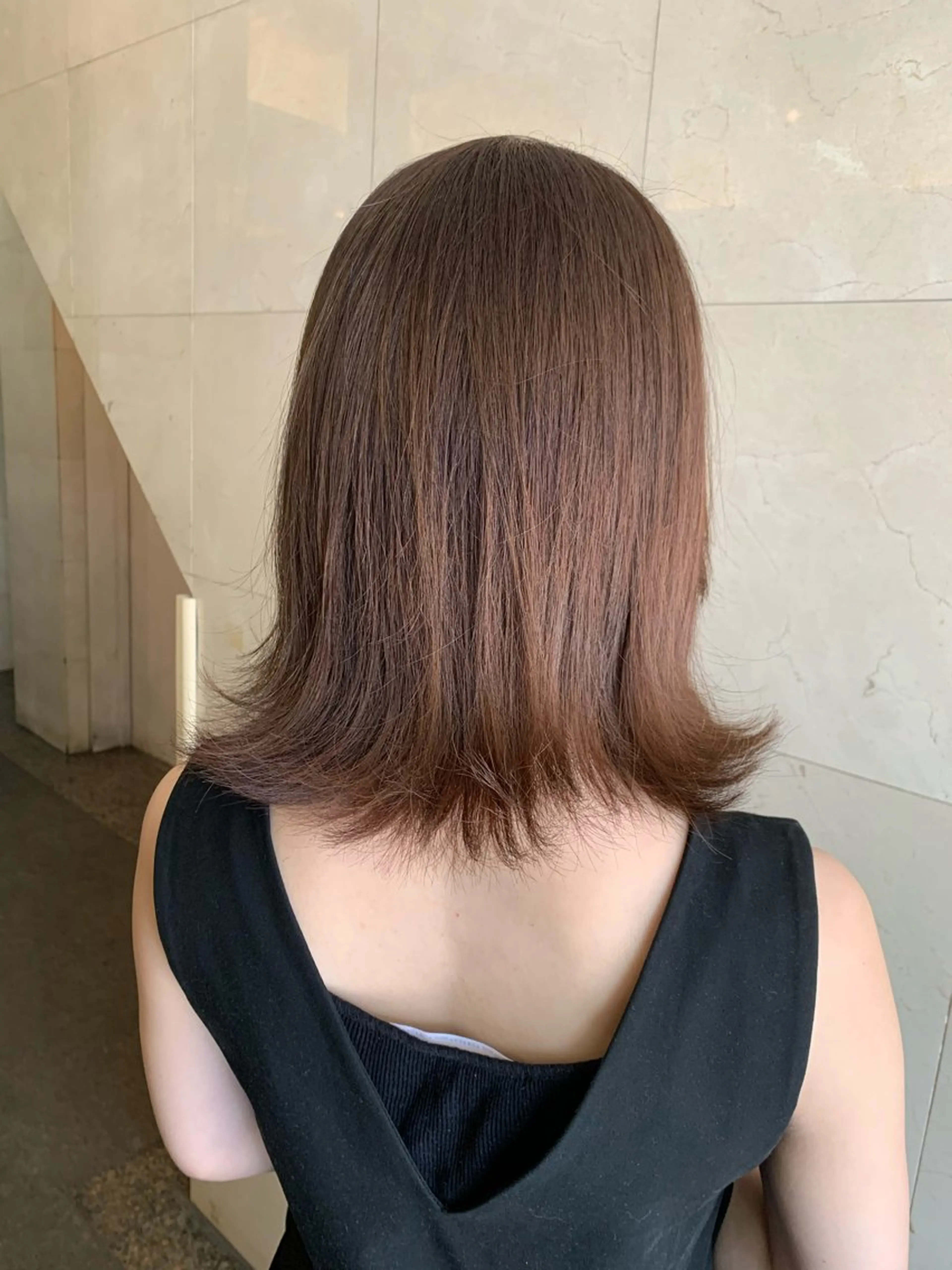 ミディアム カラー 船津武俊 フナツタケトシのヘアスタイル