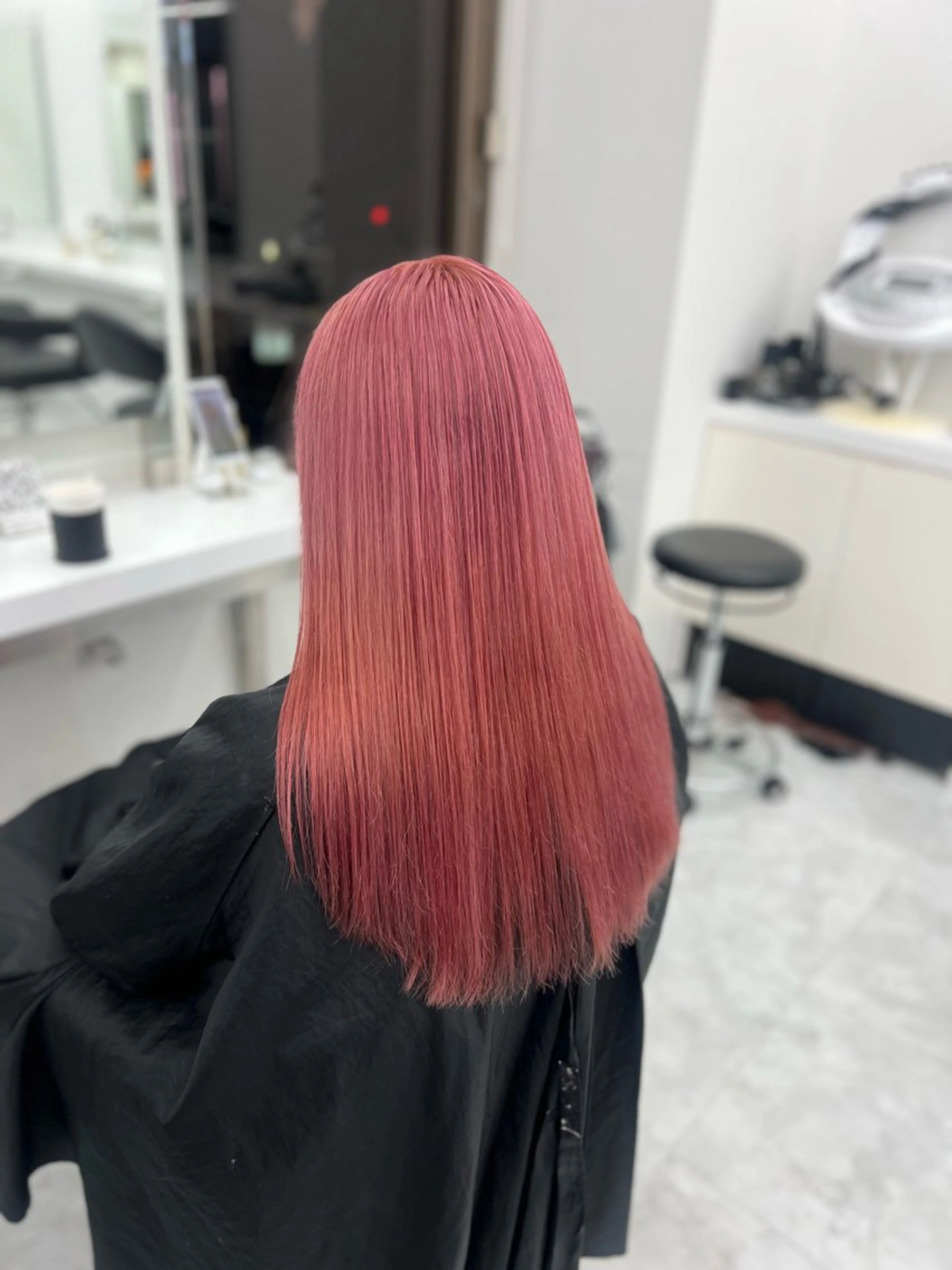 セミロング カラー 💖トレンドカラー ブリーチ💖りくのヘアスタイル