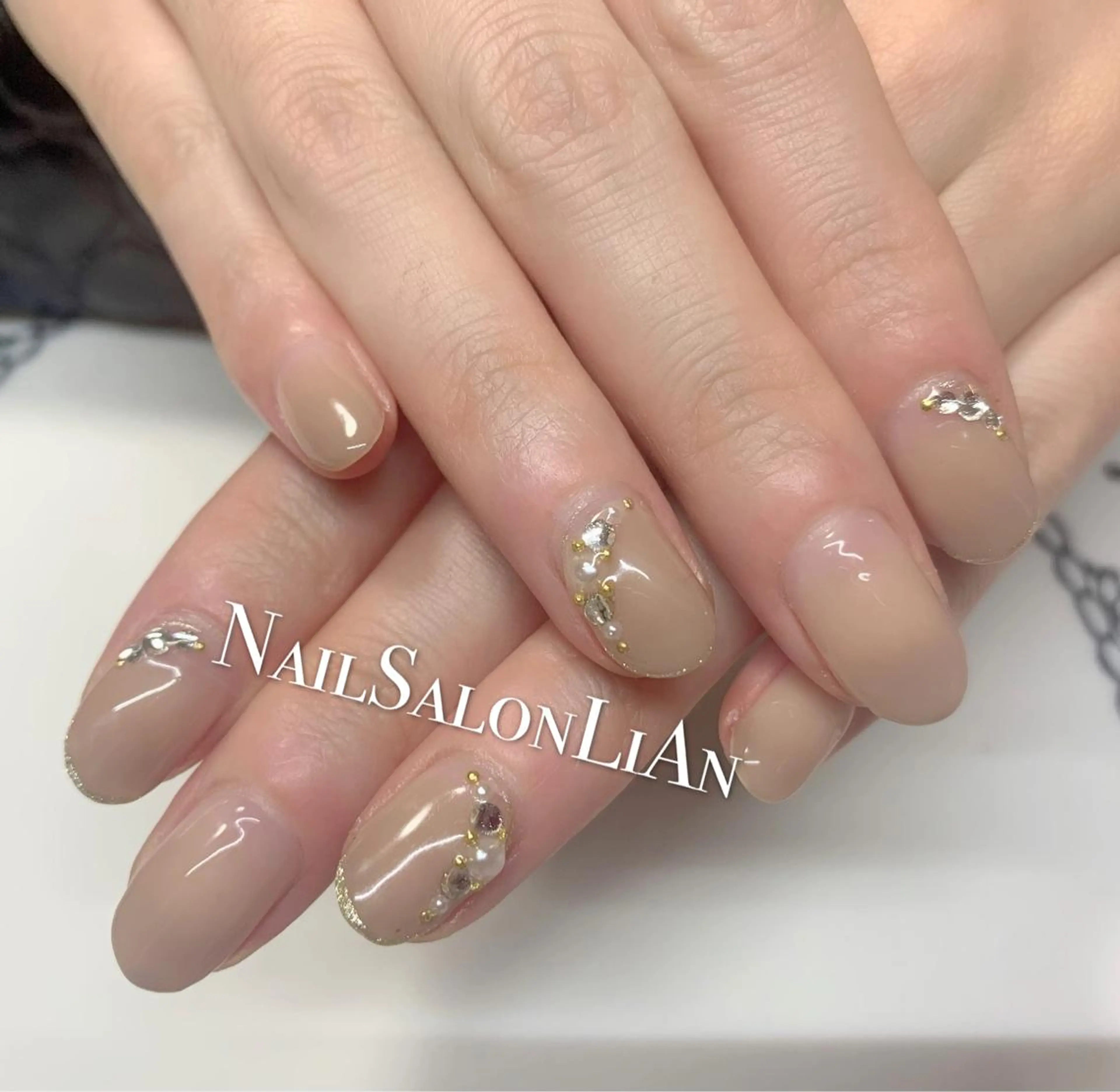 ネイル 持ち込み ハンドネイル NailSalon LiAnのネイルデザイン