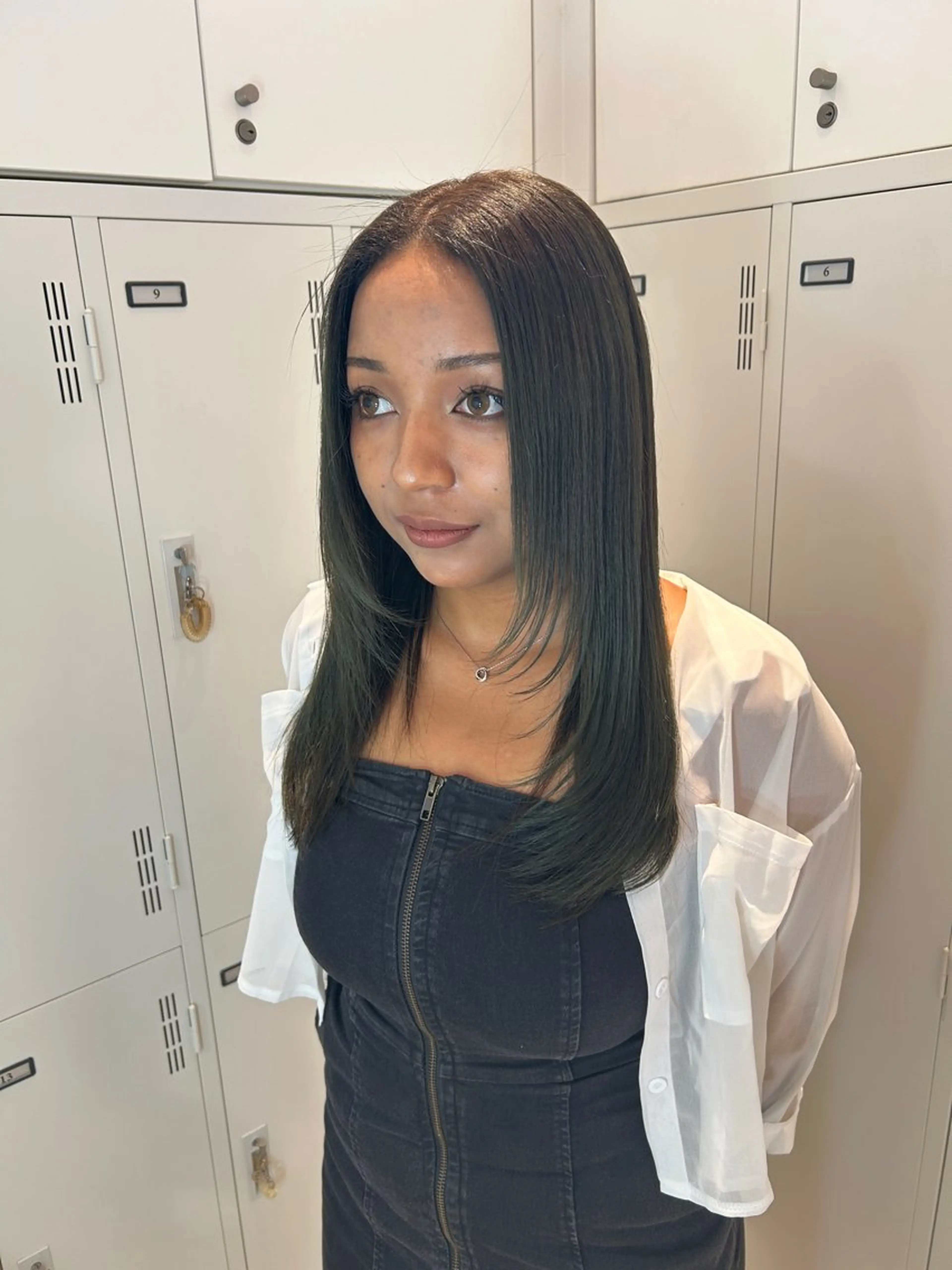 ロング カラー トリートメント カット ヘアカラー ダブルカラー /透明感カラーRioのヘアスタイル