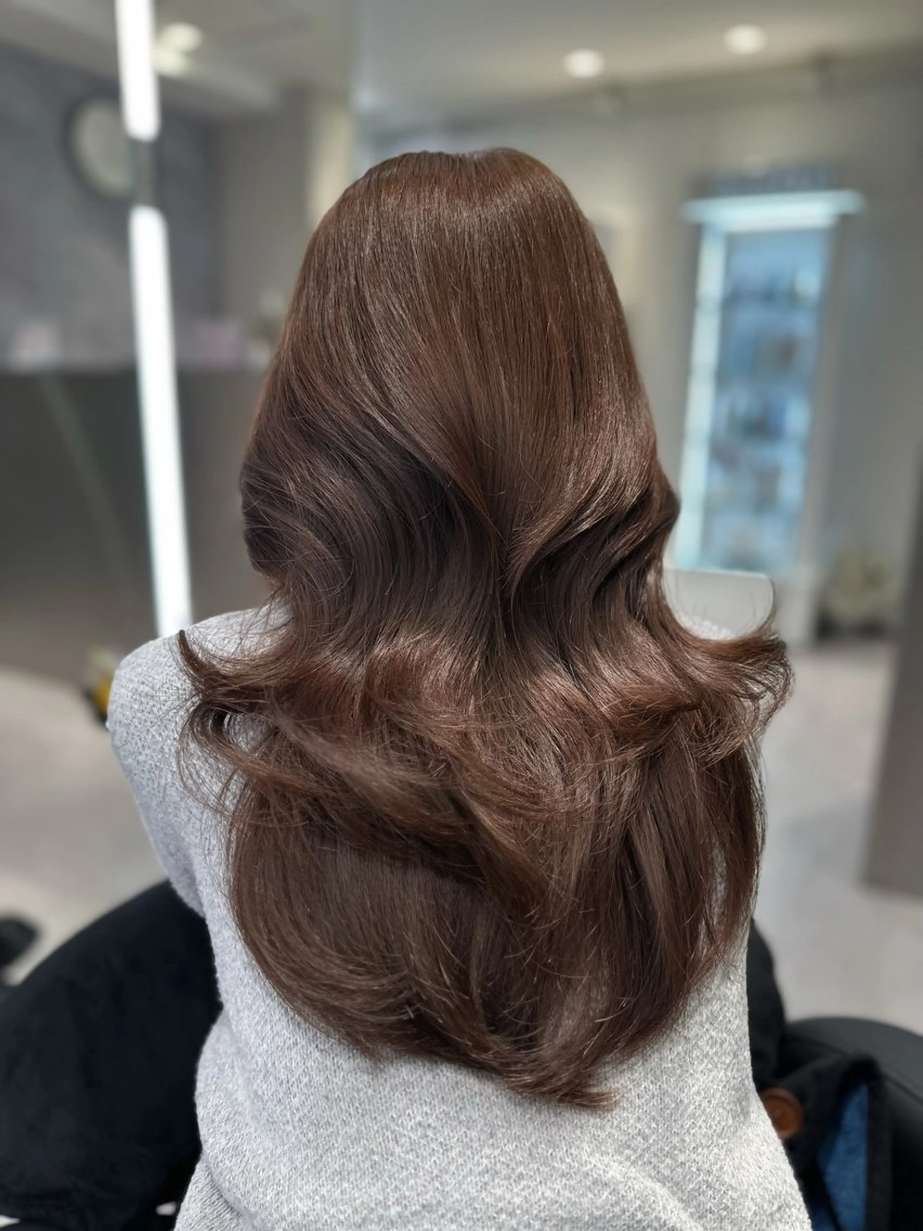 ロング カット ヘアカラー トリートメント ブリーチなし/透明感 NONO💖のヘアスタイル