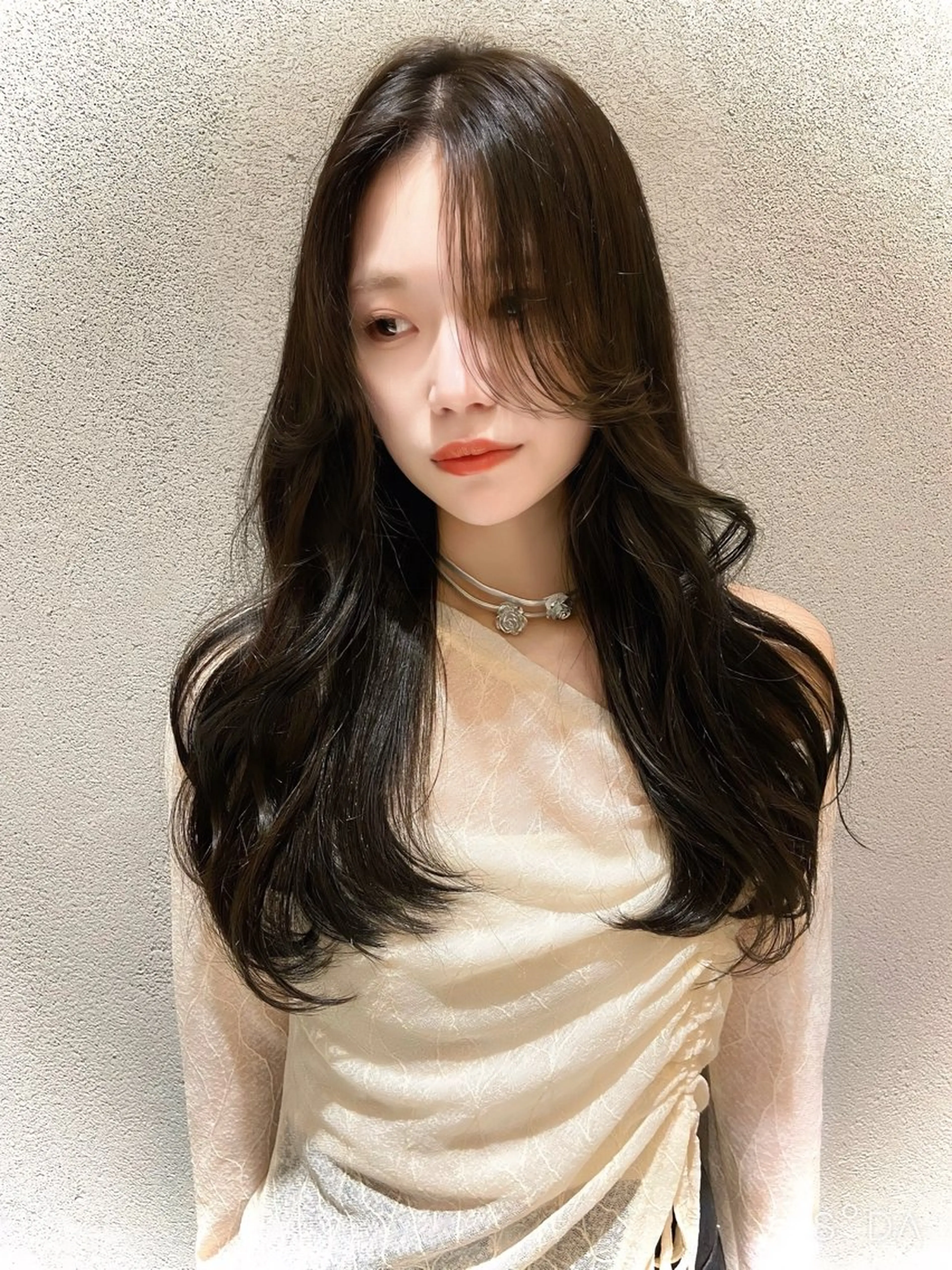 ロング 韓国風ヘア レイヤーカット ロング トリートメント SOYON nanamiのヘアスタイル