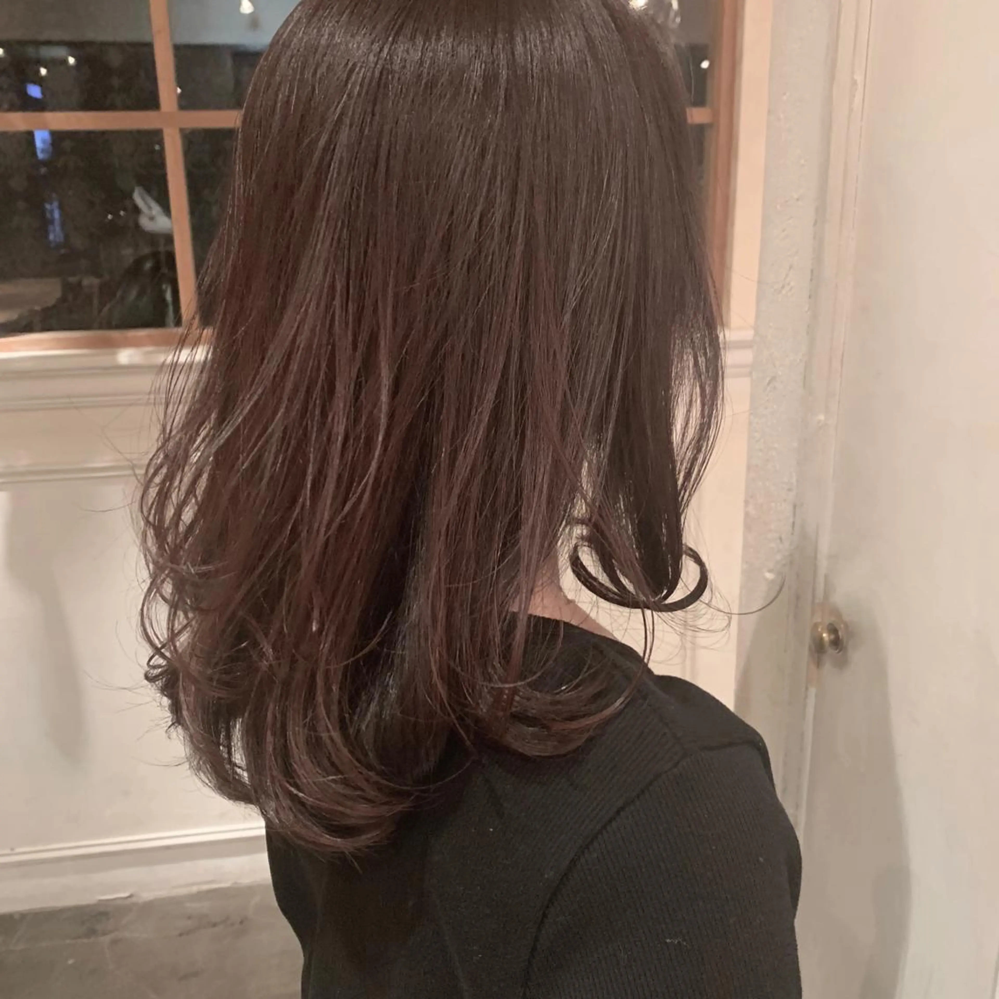 ミディアム パーマ 銀座🤍ボブ/ ミディアム/佐野夢美のヘアスタイル