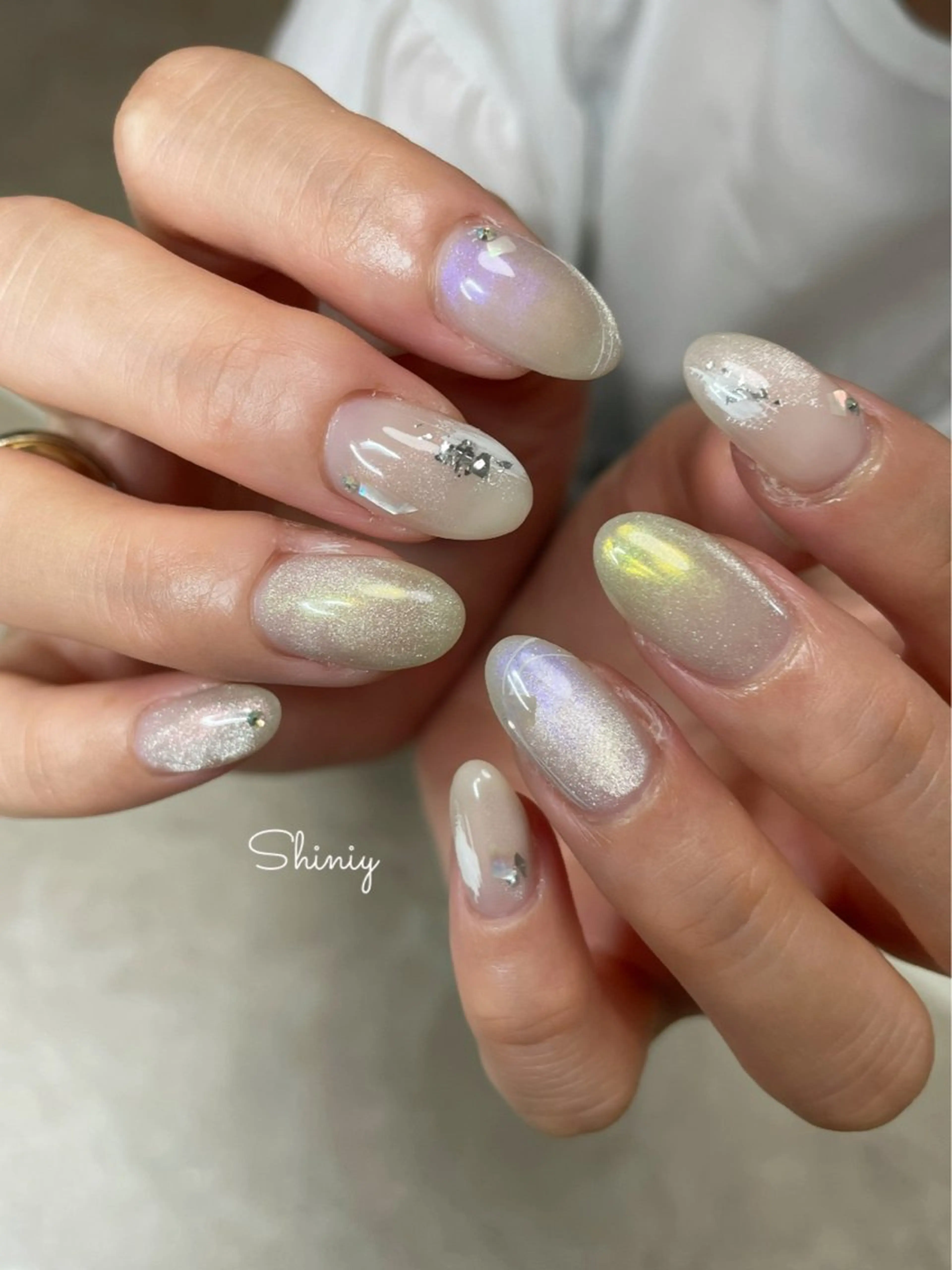 ネイル アートネイル 持ち込み ワンホンネイル ハンドネイル ネイル＆脱毛サロン ユイカのネイルデザイン