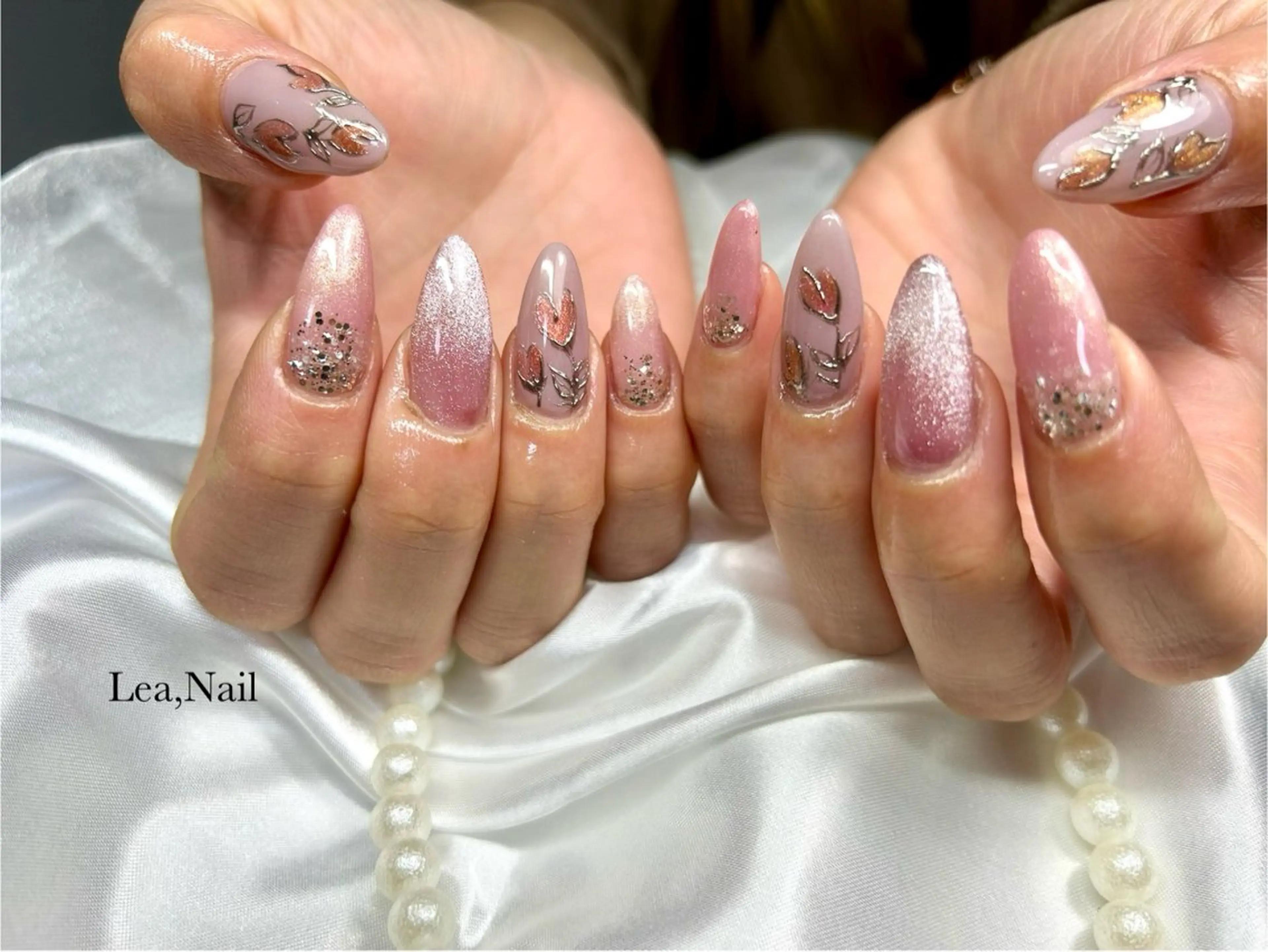 ネイル ハンドネイル Lea,Nail所属・松橋 愛のネイルデザイン