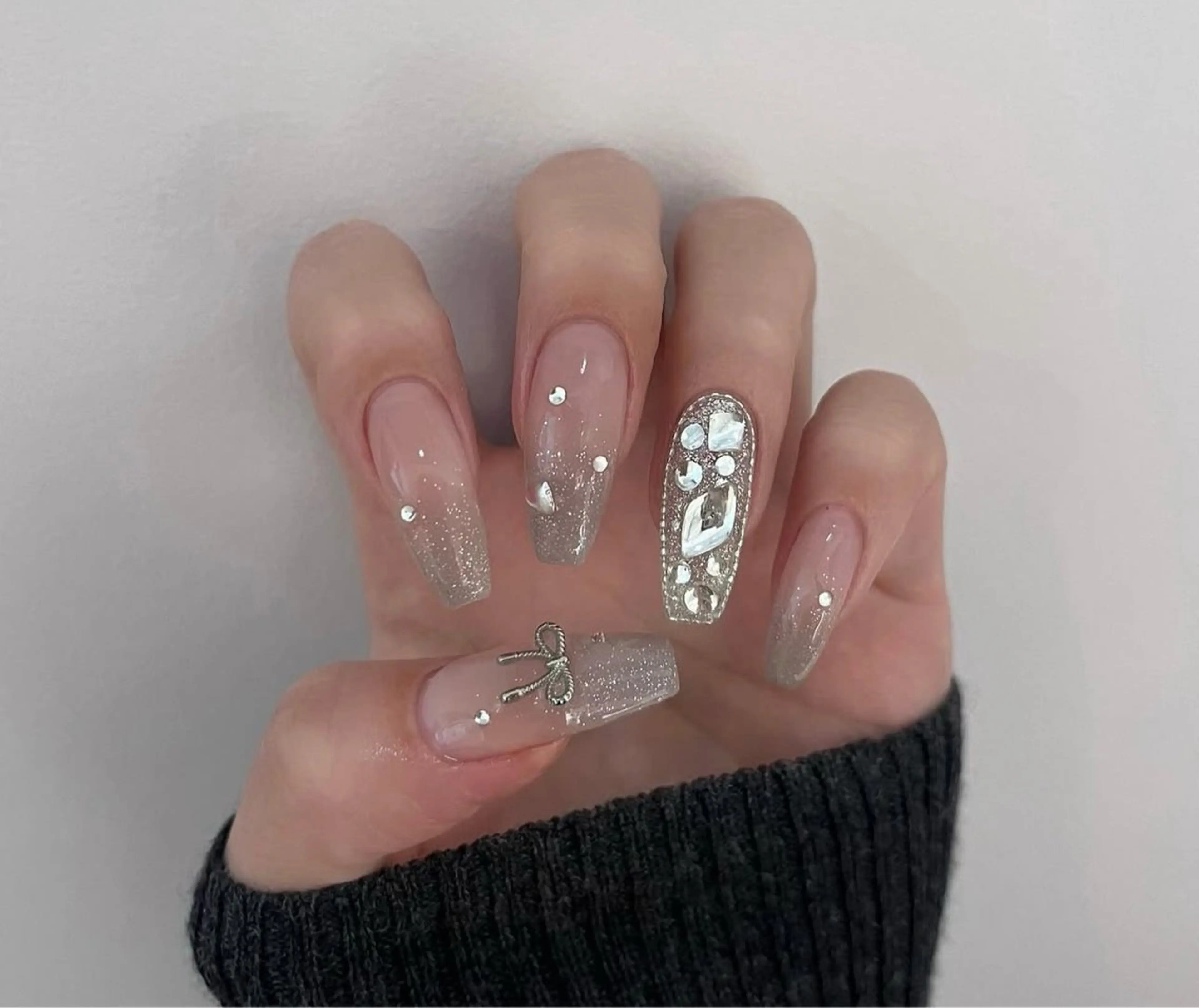 ネイル 韓国ネイル 持ち込み ニュアンスネイル ネイルチップ ハンドネイル TABI ANA.CHUOのネイルデザイン