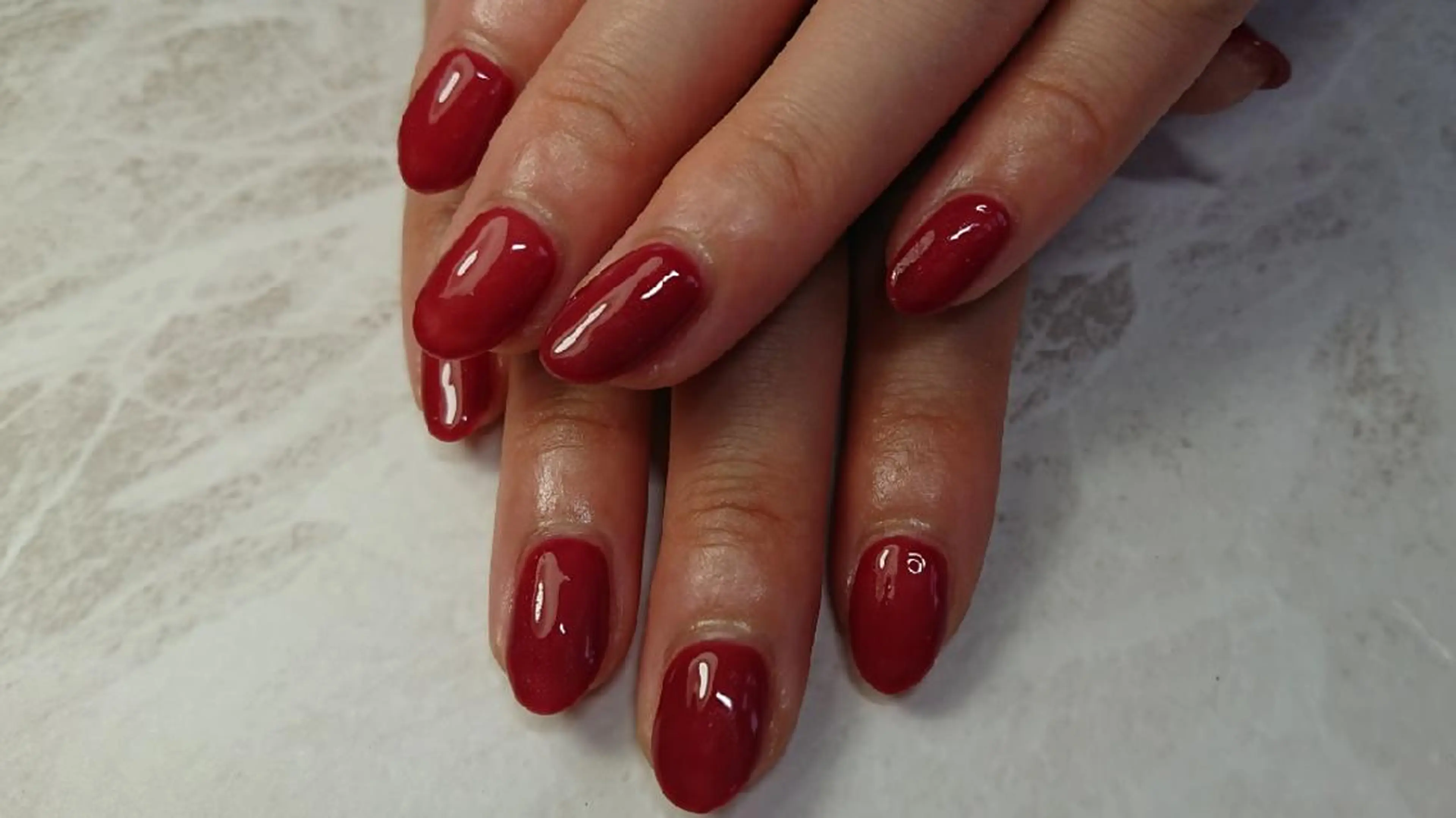 ネイル ジェルネイル ワンカラーネイル パラジェル 林 珠里のネイルデザイン