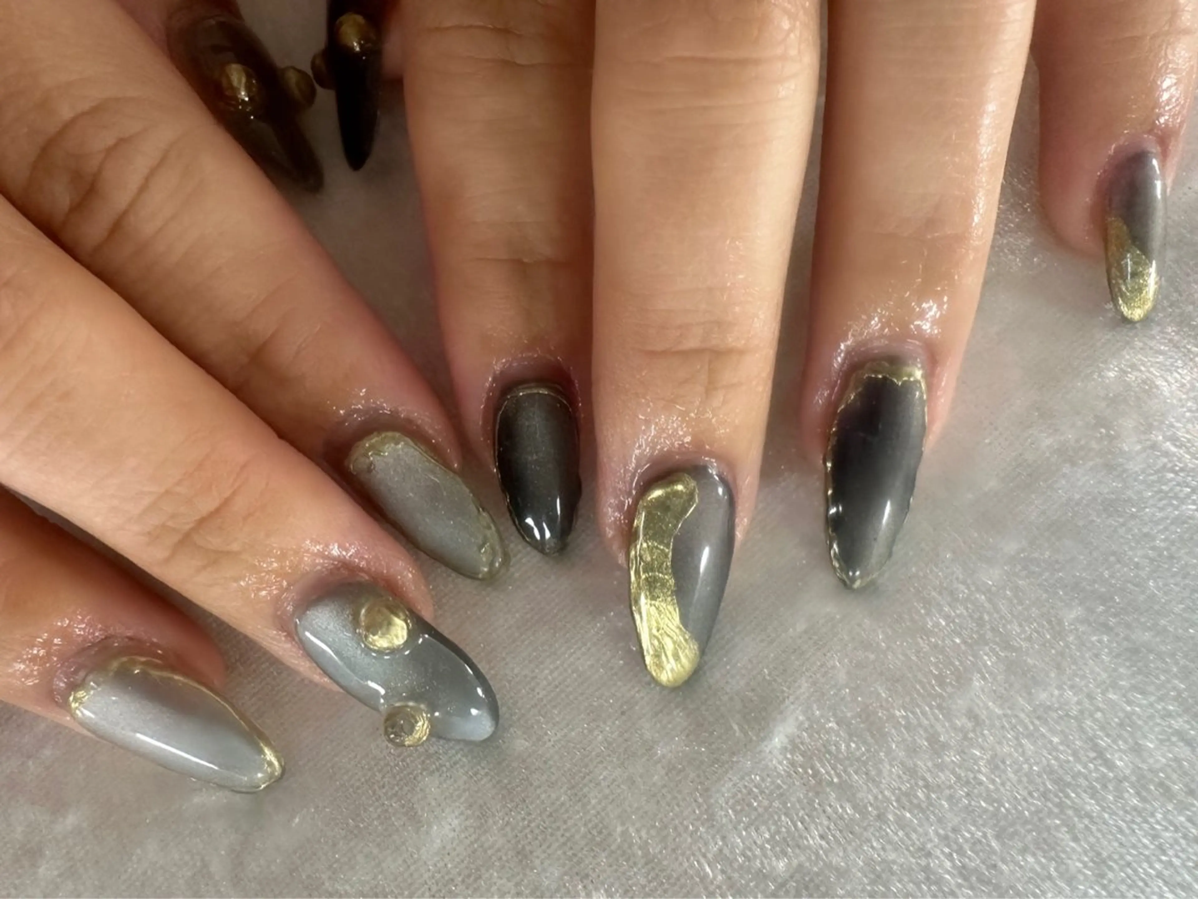 ネイル マグネットネイル Beauty Salon LUMIAS <ビューティーサロン ルミアス>所属・LUMIAS 🪽 Miyuki.のネイルデザイン