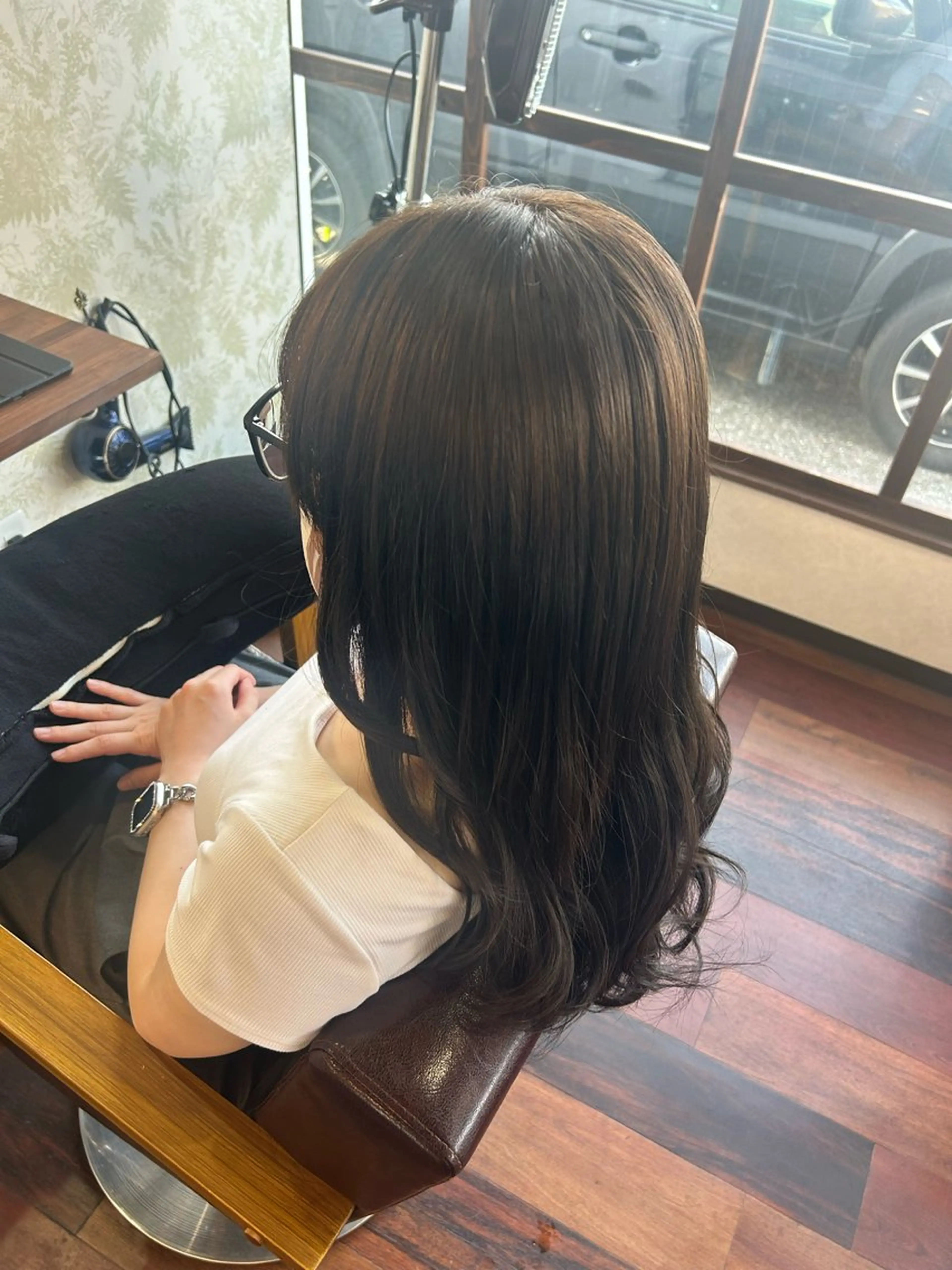 ロング カラー ブラウンカラー ヘアカラー 東尾 凜のヘアスタイル