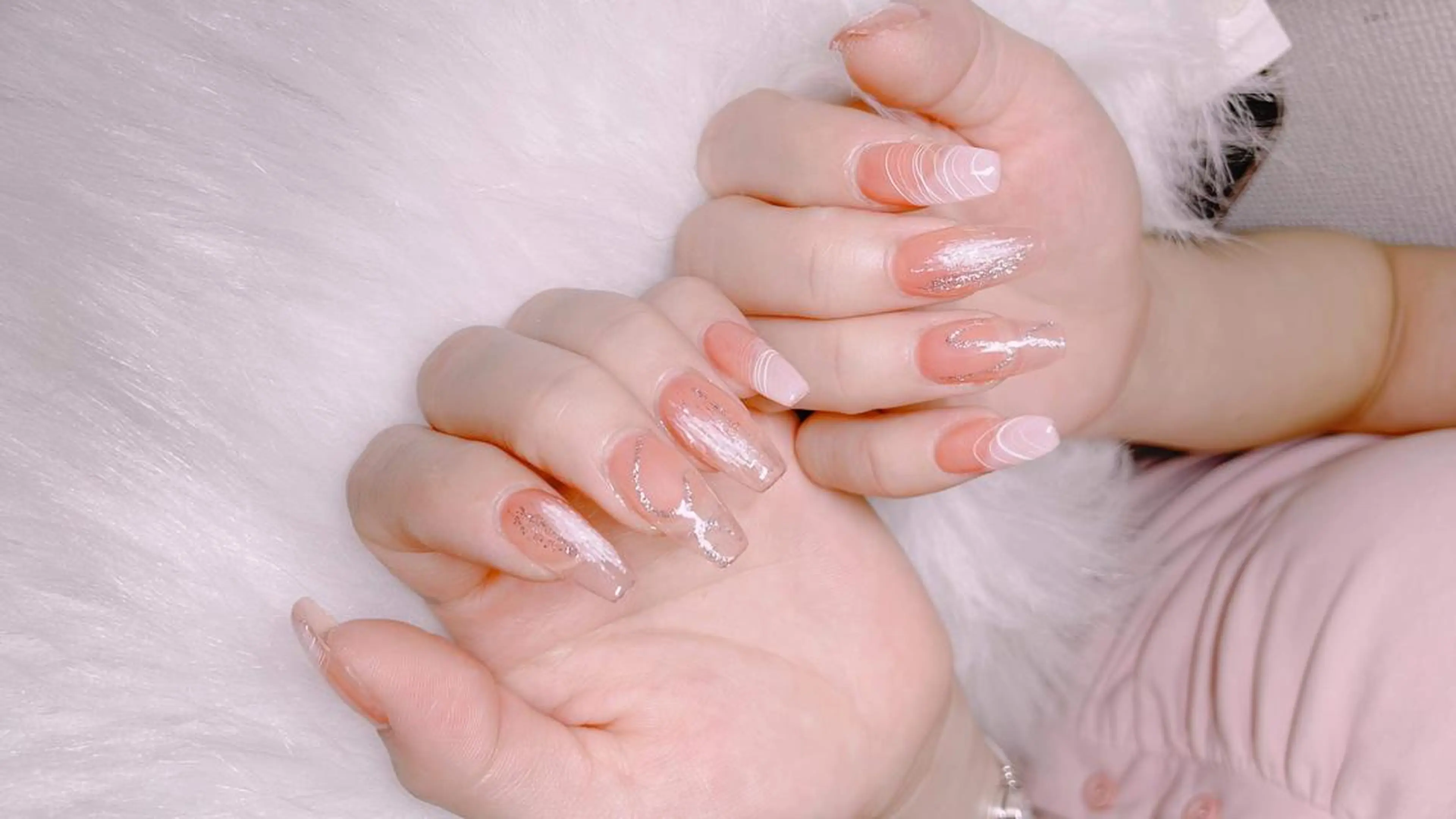 カラー ネイル フレンチネイル ジェルネイル 韓国ネイル マグネットネイル 持ち込み Anh 高田馬場のネイルデザイン