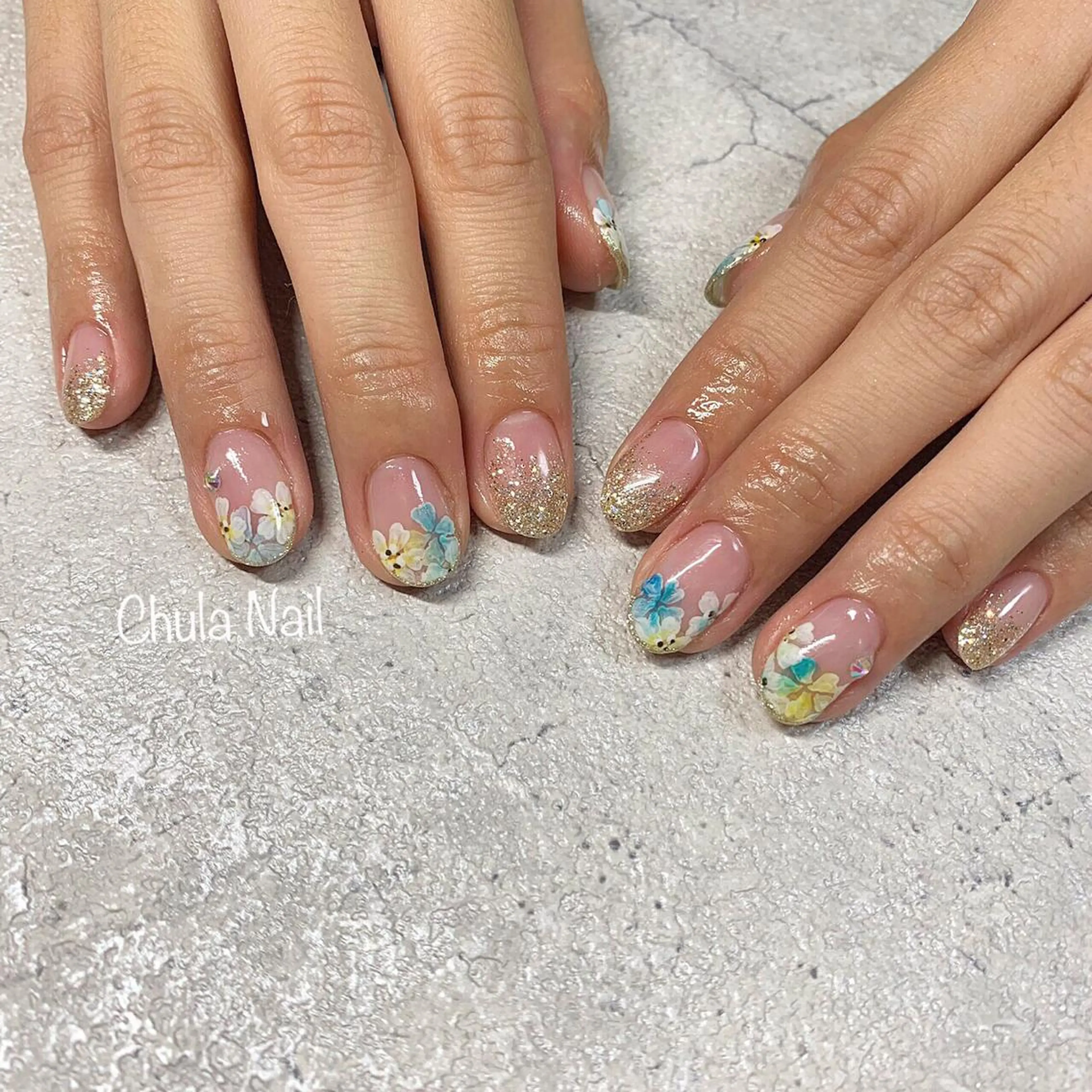 ネイル ブライダルネイル ëmma nail_ by chulaのネイルデザイン