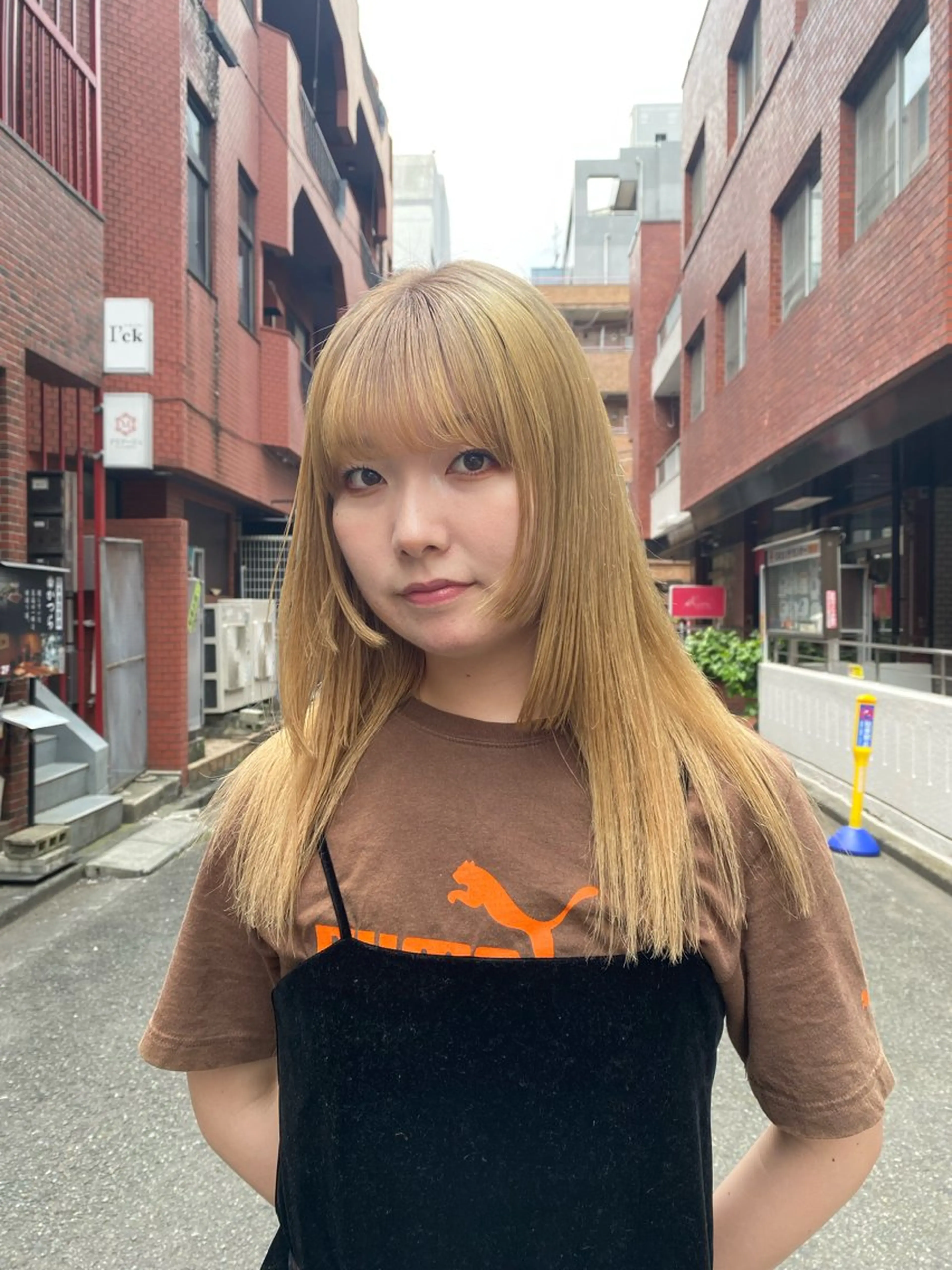 セミロング カット ヘアカラー トリートメント LUCCI所属・udaハイトーン /ボブ/レイヤーのヘアスタイル