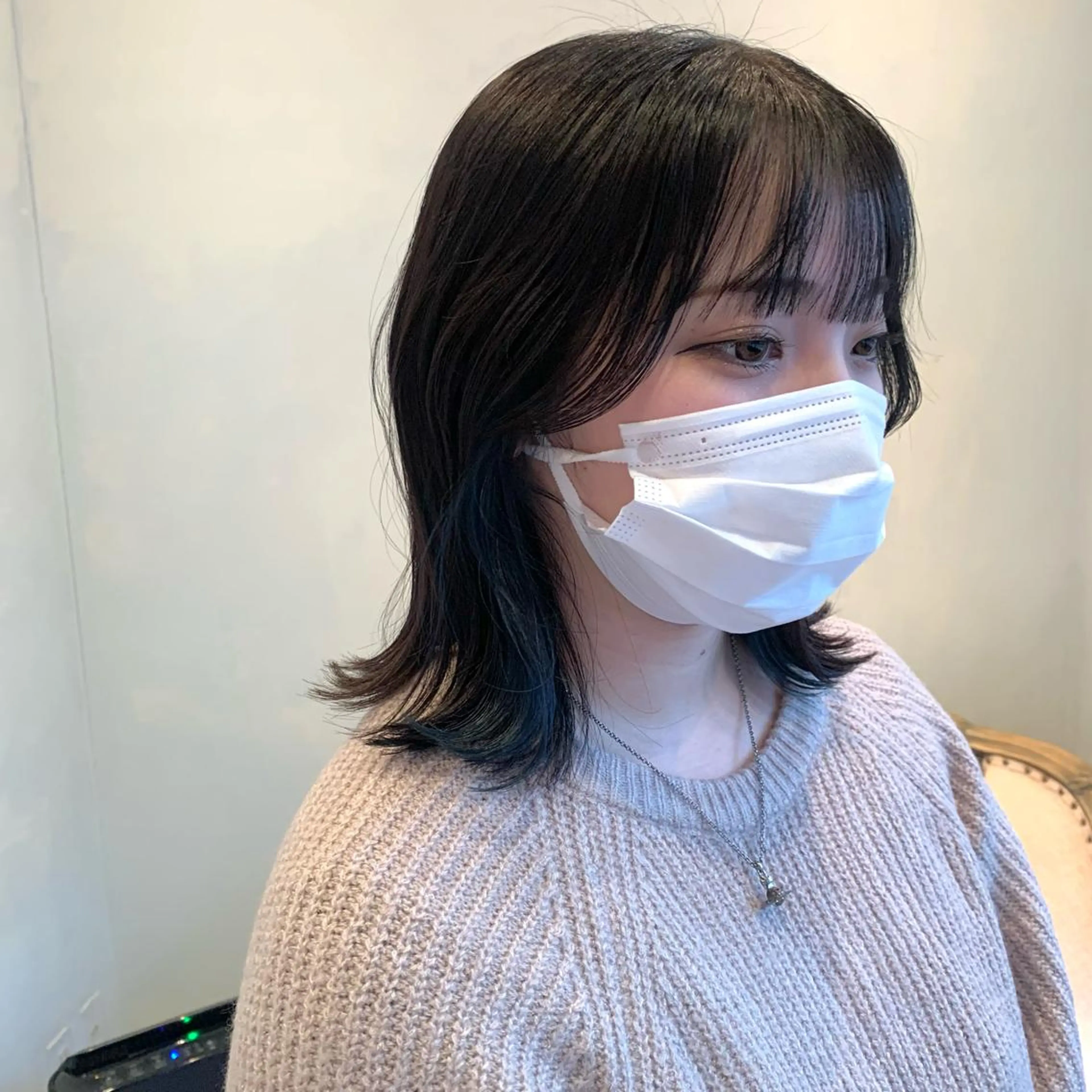 ミディアム カラー ブルーカラー BAROQUE gotou 🌙のヘアスタイル