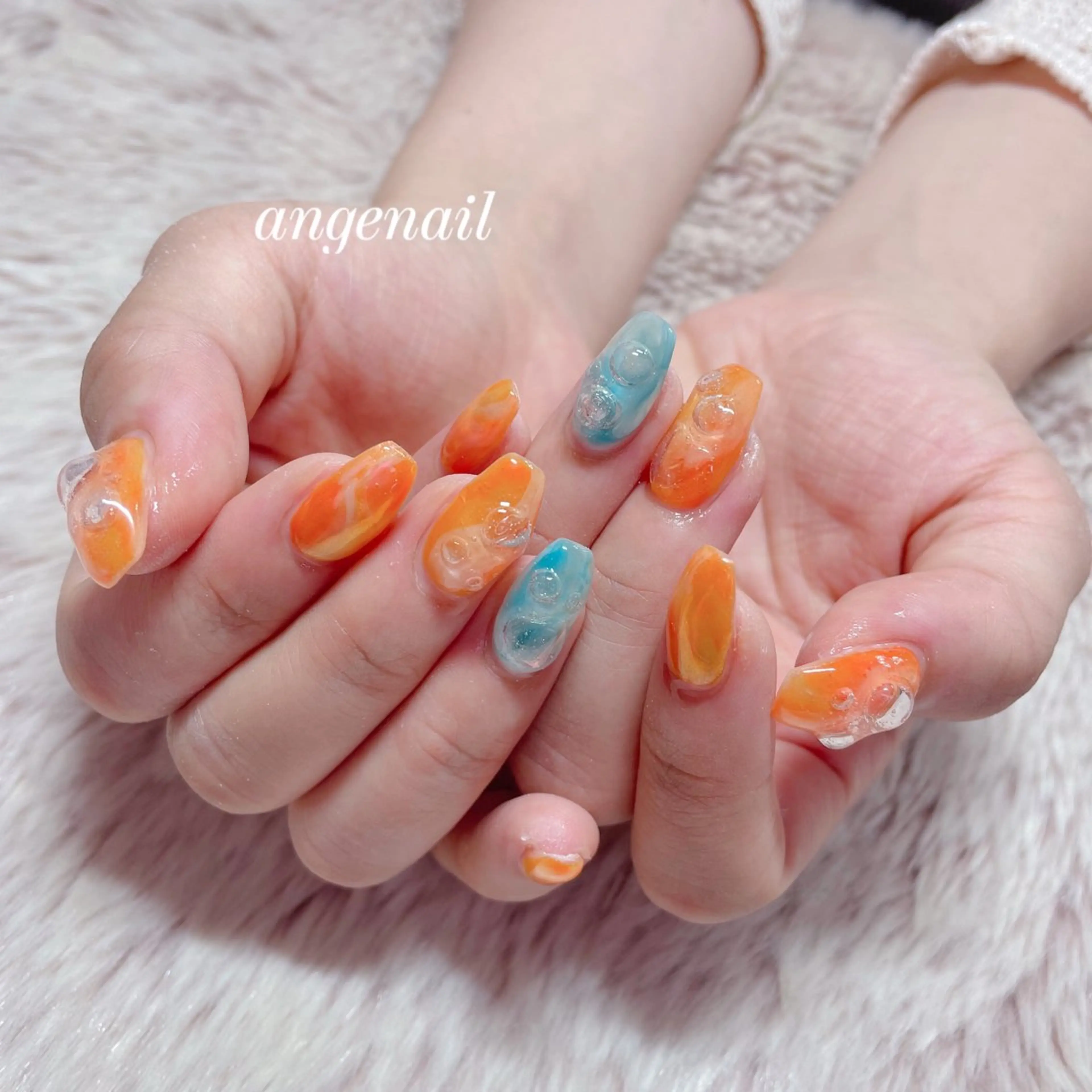 ネイル ハンドネイル オーナーネイリスト MAKIのネイルデザイン