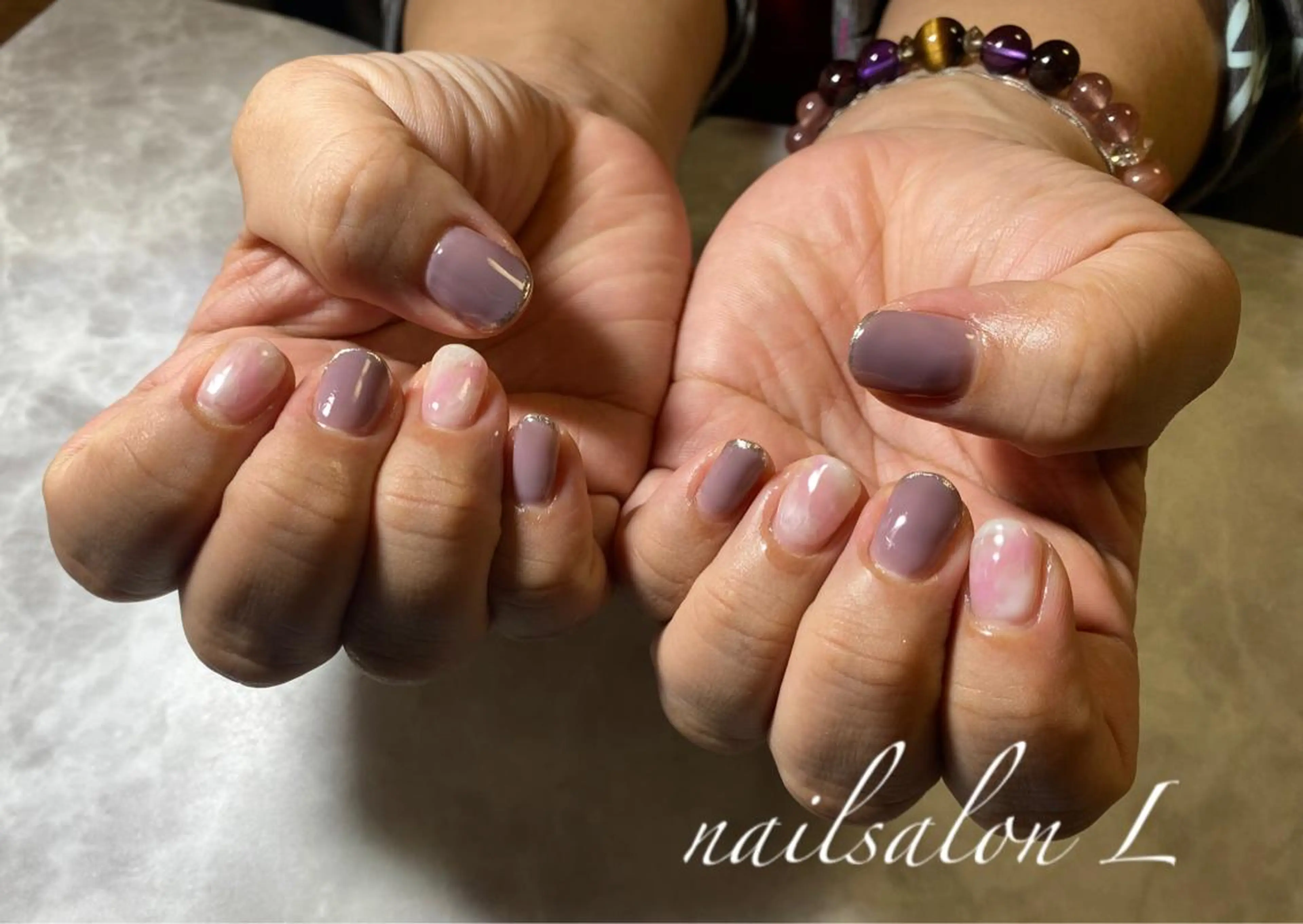 ネイル ジェルネイル 持ち込み パラジェル NAILSALON Ｌのネイルデザイン
