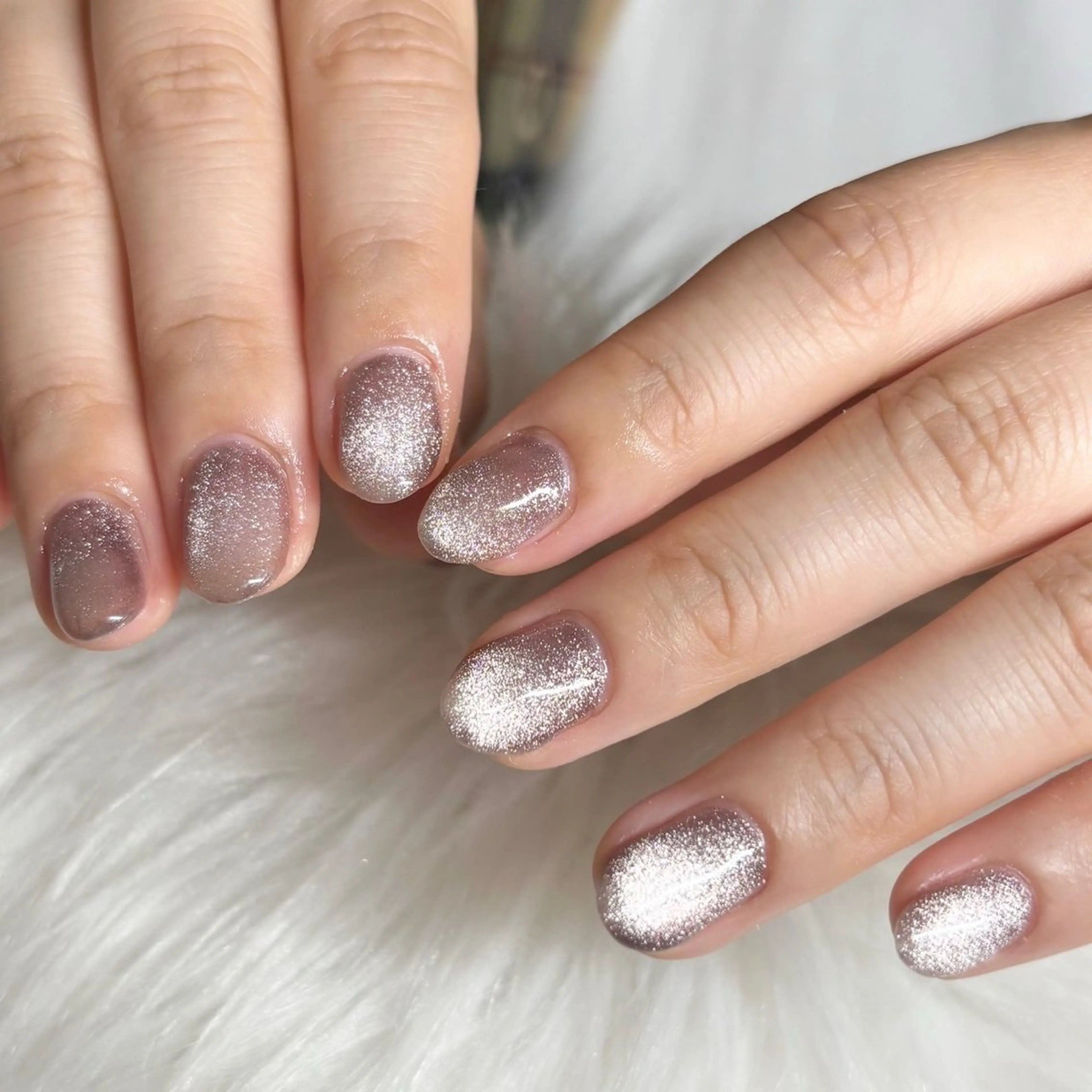 （オフ込み・ソフトジェル）マグネットネイル💜✨ ⚠️確認事項をご確認の上ご予約お願いします⚠️の写真