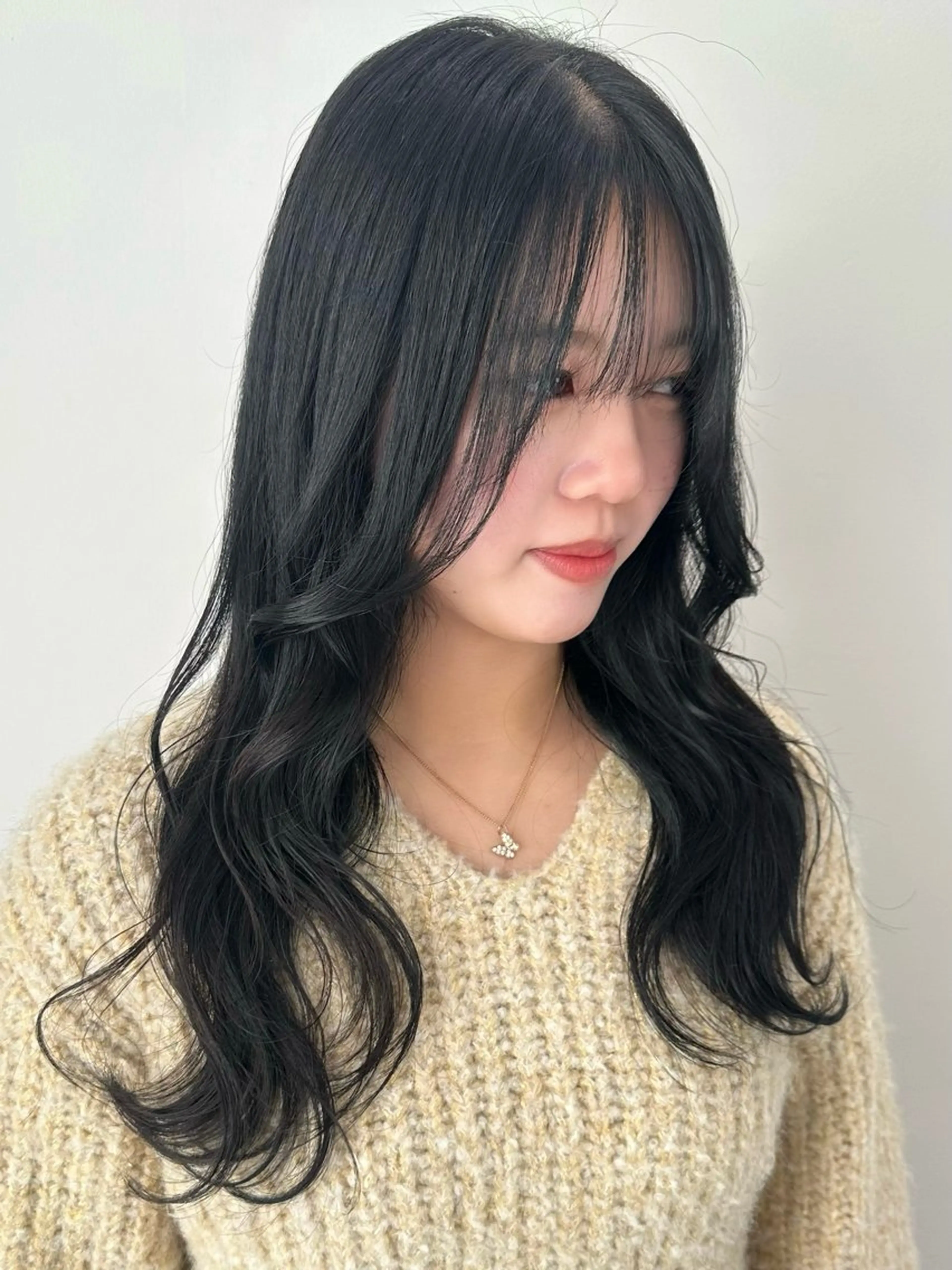 ロング カラー カット ヘアカラー recipe 黒木 彩那のヘアスタイル