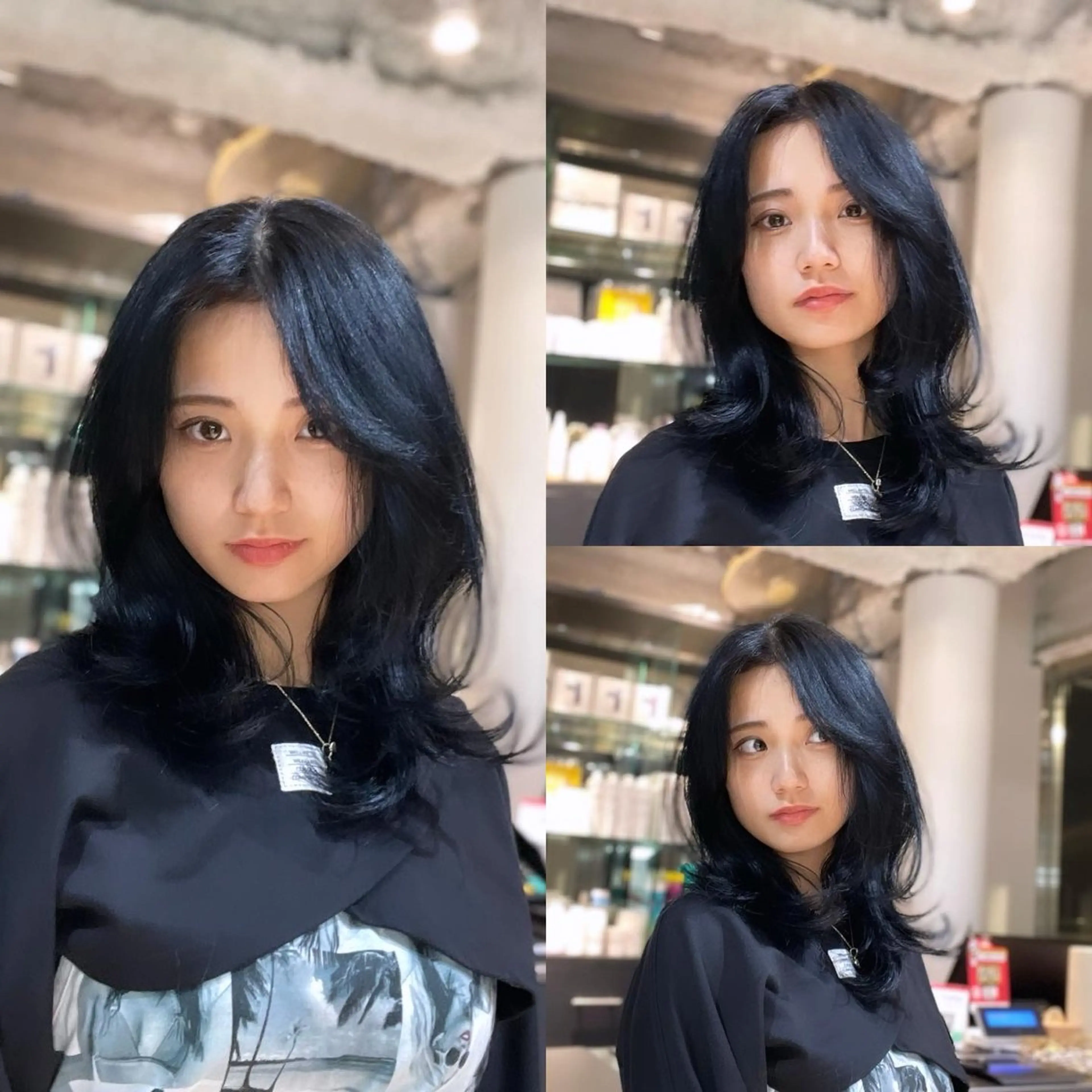 ミディアム カット ヘアカラー トリートメント レイヤーカット/ 堀匠吾のヘアスタイル