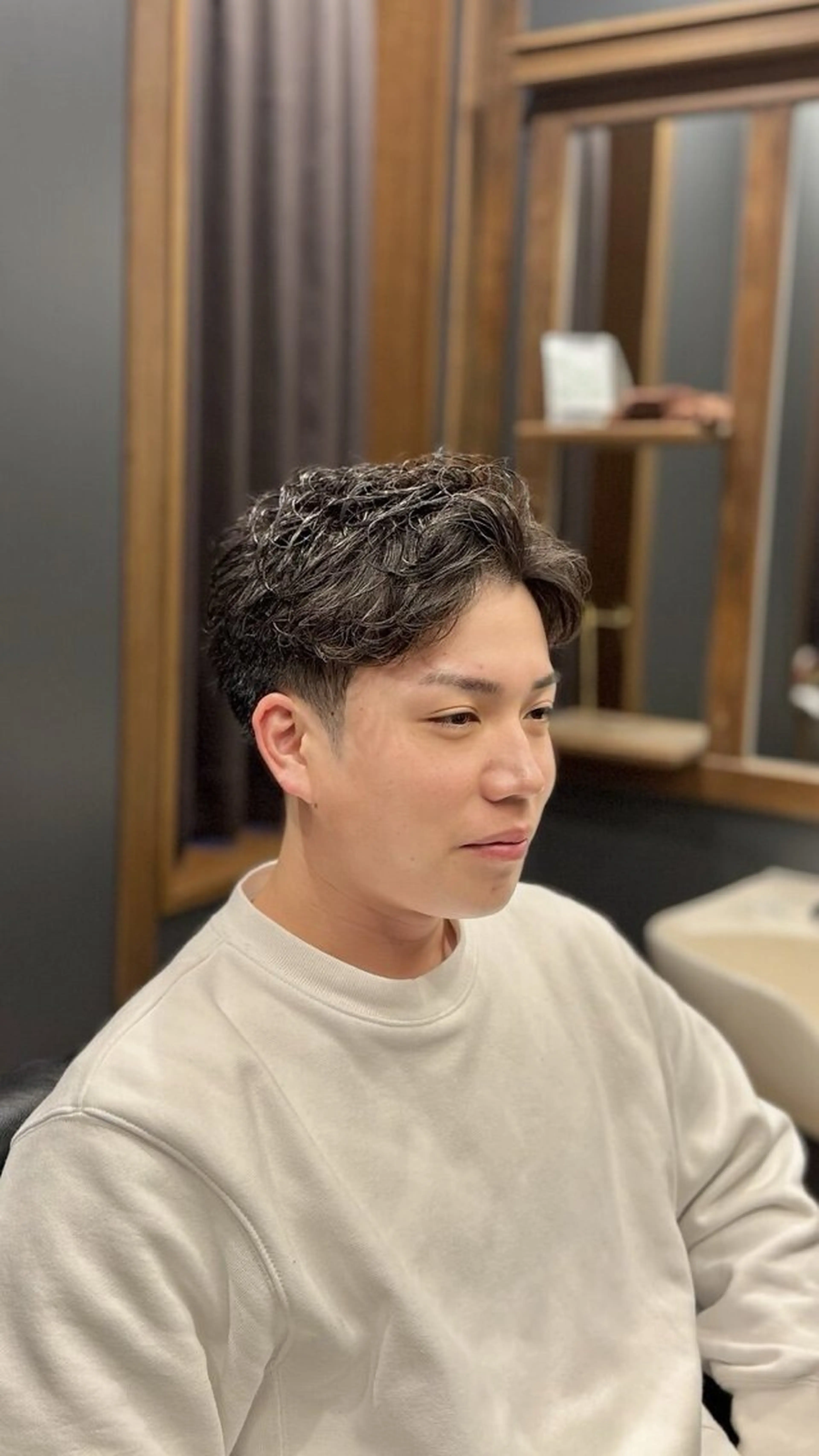 カット & アイロンパーマの写真