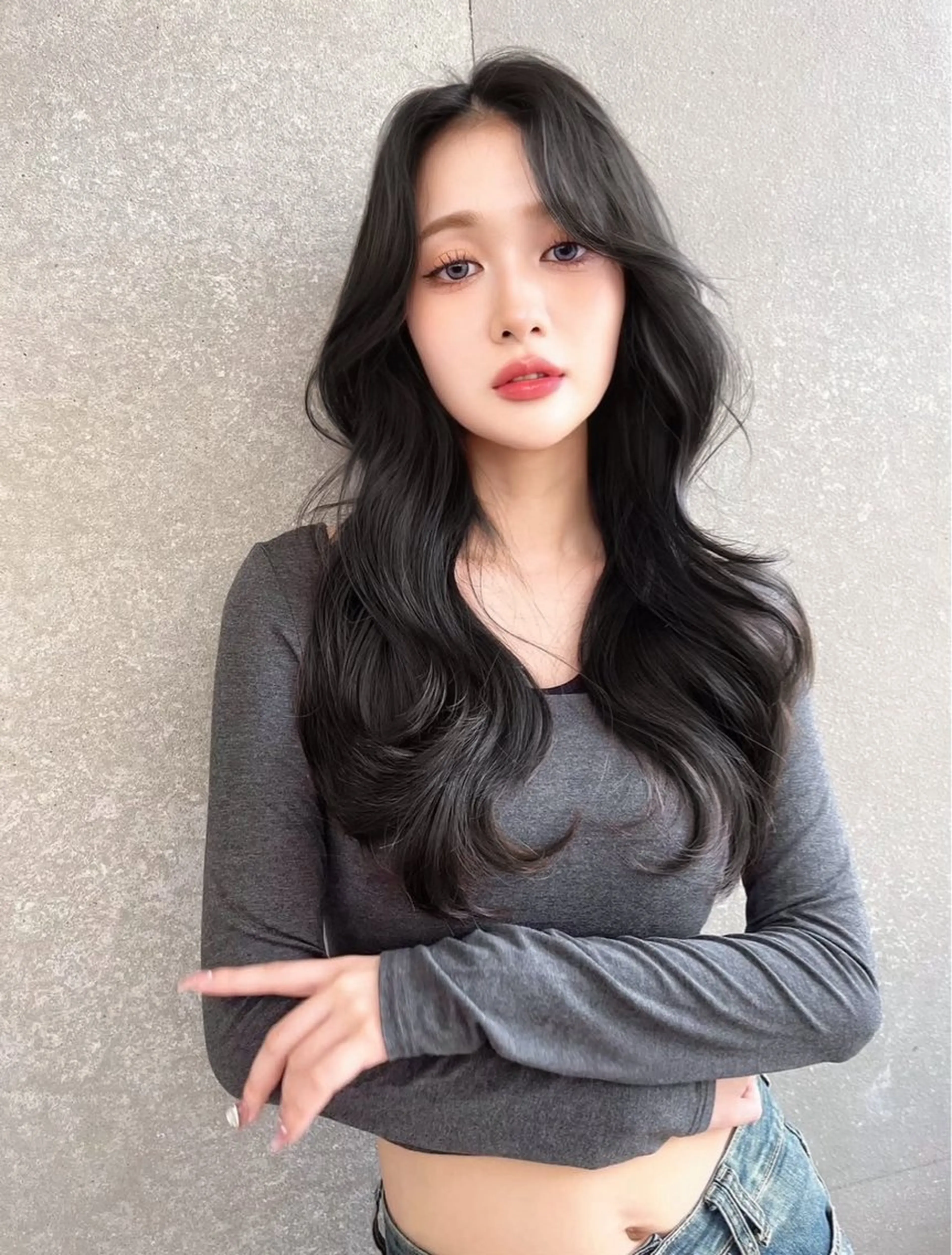 ロング カット ヘアカラー トリートメント 韓国ヘア/髪質改善 TAKAHIROのヘアスタイル