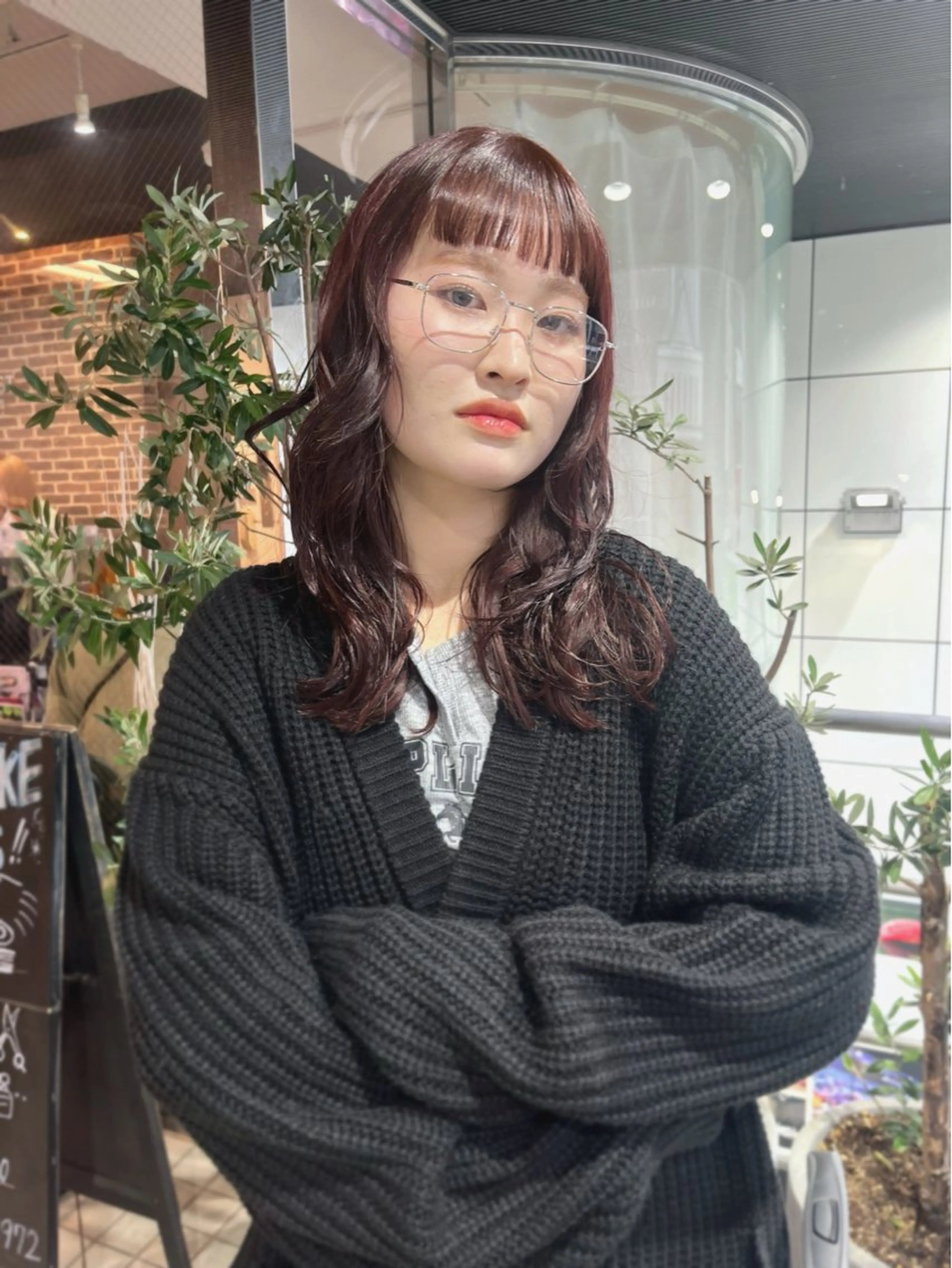 ロング ヘアカラー 酸性ストレート 🤍🎀honokaのヘアスタイル