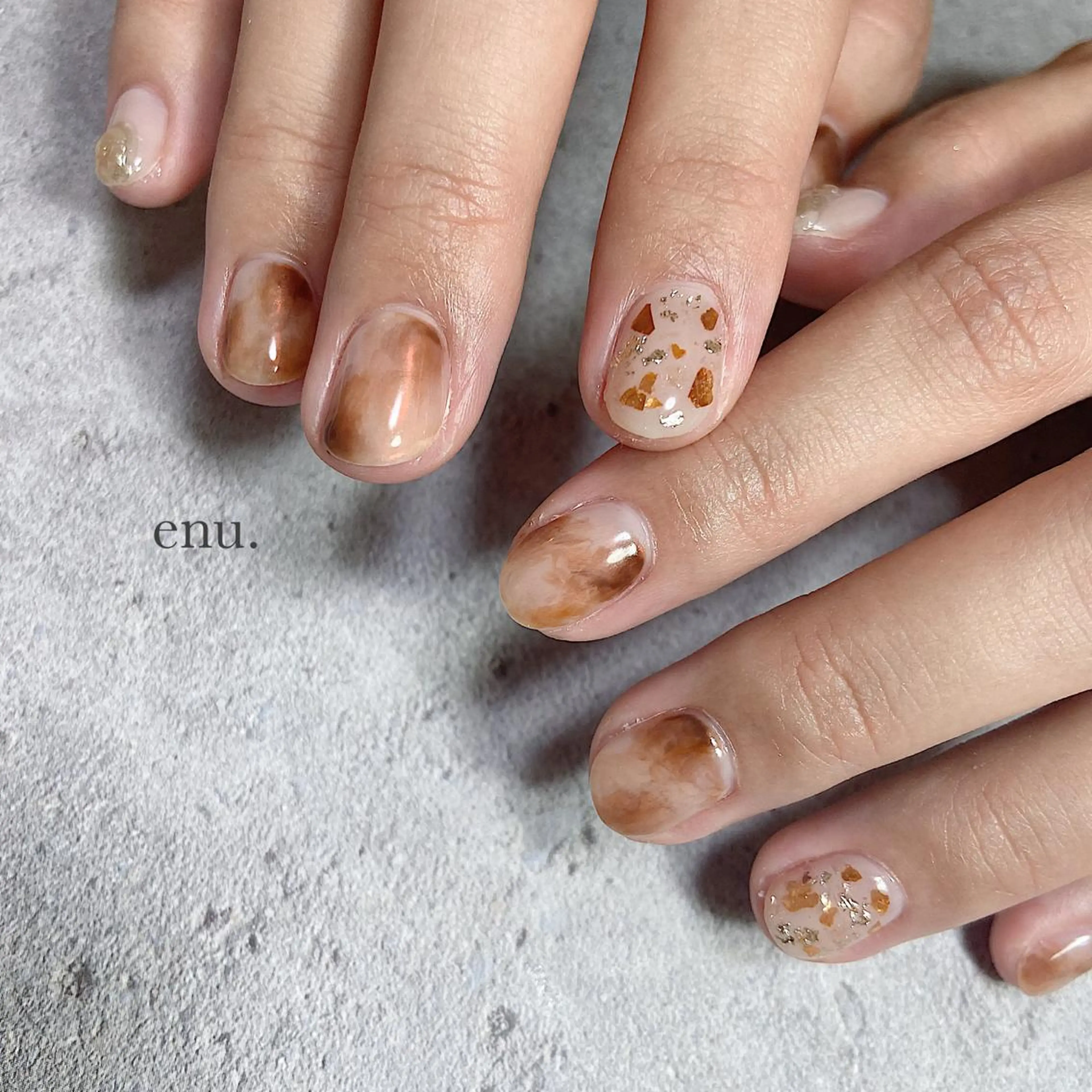 ネイル ハンドネイル enu. nanakoのネイルデザイン