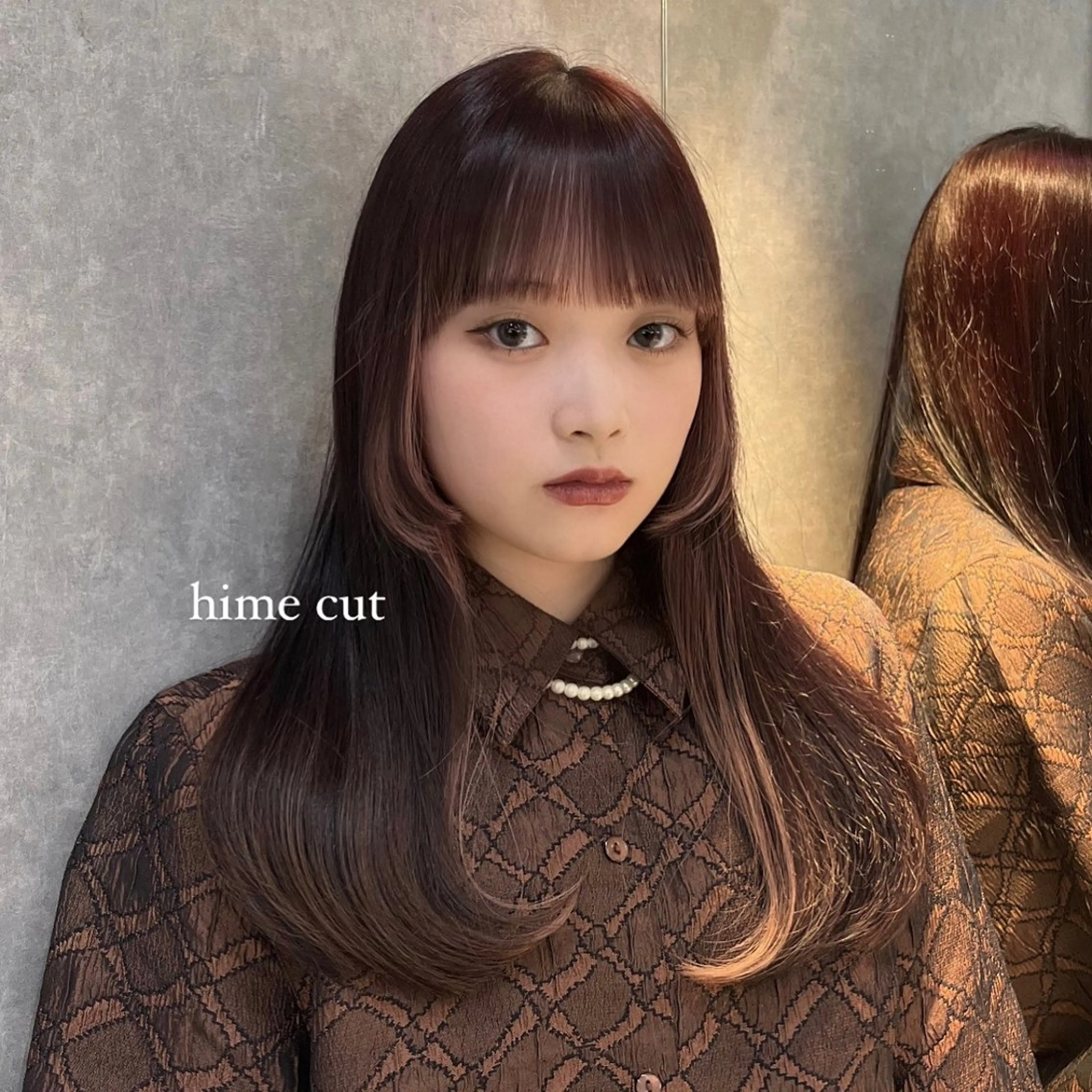 ロング 姫カット レイヤーカット 𝙆𝙖𝙞🎀🩶 レイヤー/縮毛矯正のヘアスタイル